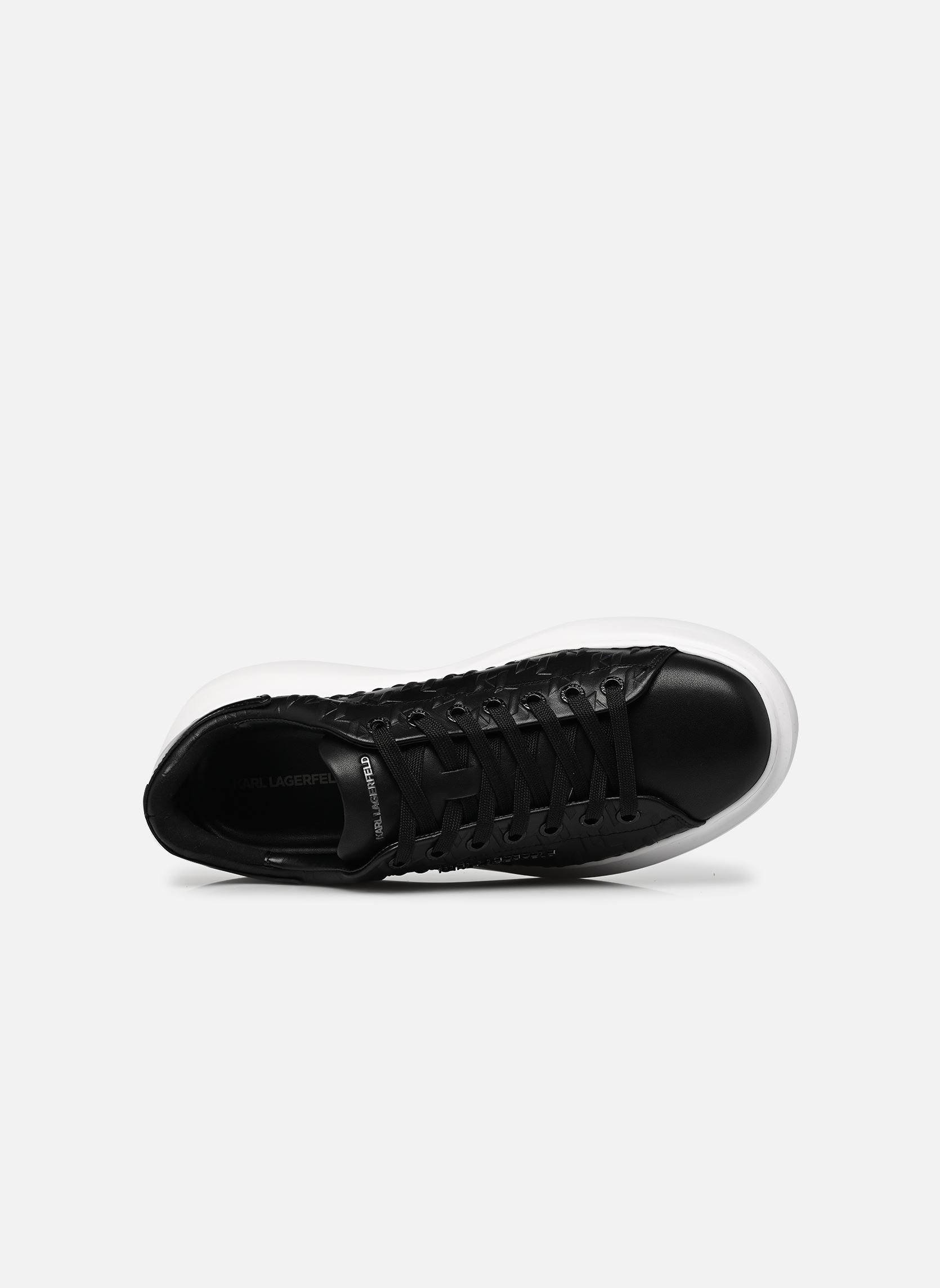 Sneaker KORE Monogram Emboss Lo herren schwarz Karl Lagerfeld Sneaker KORE Monogram Emboss Lo herren schwarz BLACK LTHR