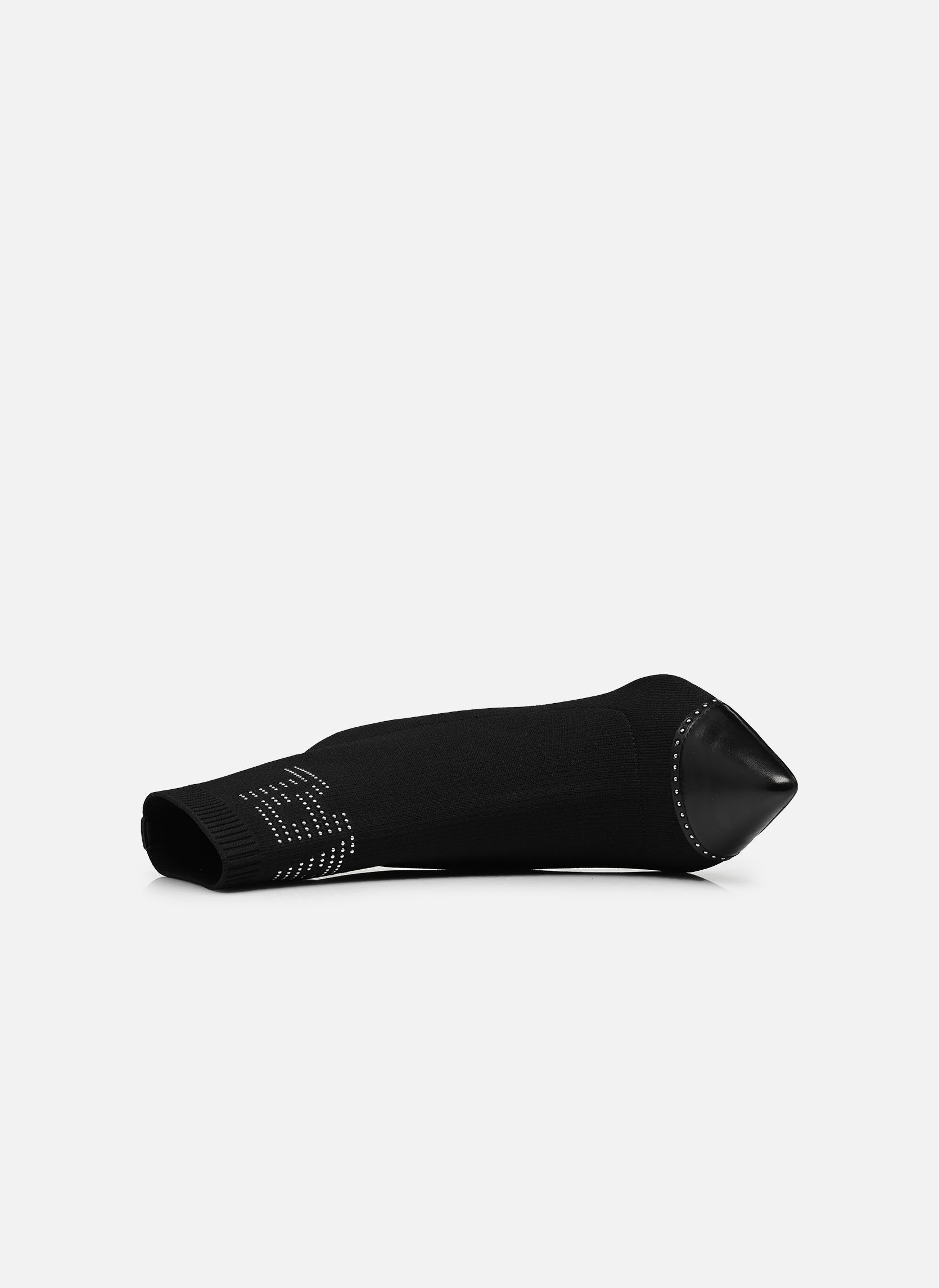 Enkellaarzen en boots PANDARA Karl Studs Logo dames zwart Karl Lagerfeld Enkellaarzen en boots PANDARA Karl Studs Logo dames zwart BLACK KNIT TEXTILE
