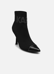 Enkellaarzen en boots PANDARA Karl Studs Logo dames zwart Karl Lagerfeld Enkellaarzen en boots PANDARA Karl Studs Logo dames zwart BLACK KNIT TEXTILE