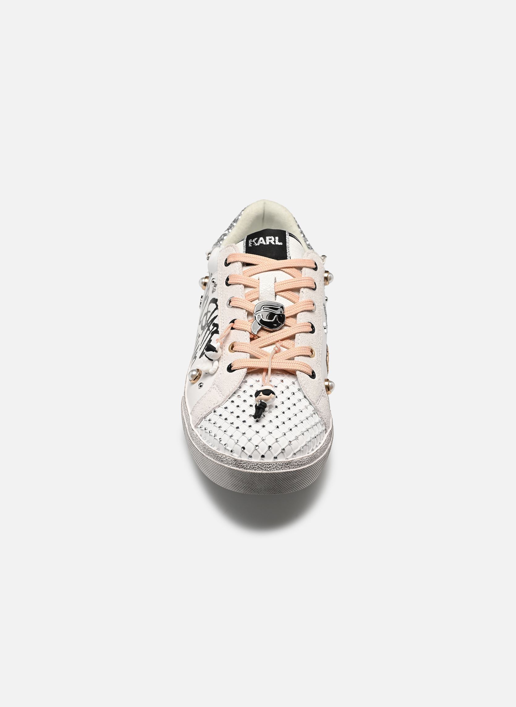 Lage sneakers SKOOL Karl State of Mind Lo Lace dames wit Karl Lagerfeld Lage sneakers SKOOL Karl State of Mind Lo Lace dames wit WHITE LTHR