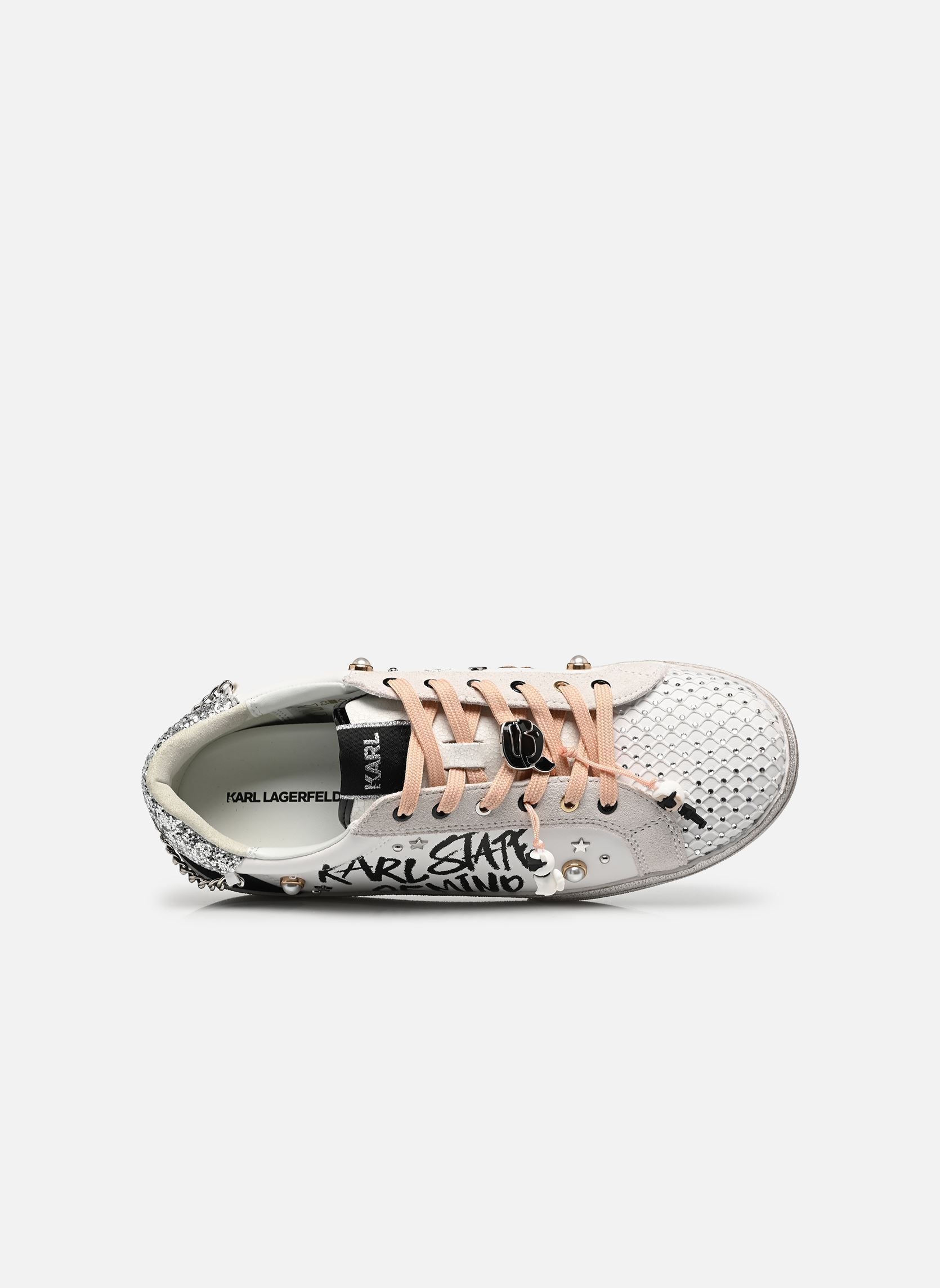 Lage sneakers SKOOL Karl State of Mind Lo Lace dames wit Karl Lagerfeld Lage sneakers SKOOL Karl State of Mind Lo Lace dames wit WHITE LTHR