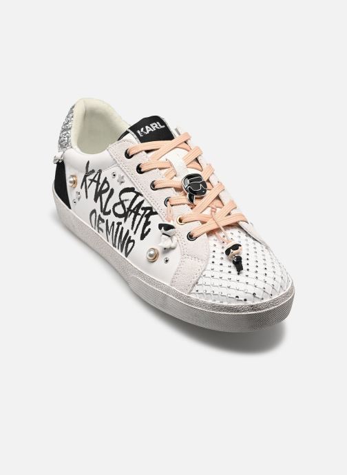 Karl Lagerfeld Lage sneakers SKOOL Karl State of Mind Lo Lace dames wit