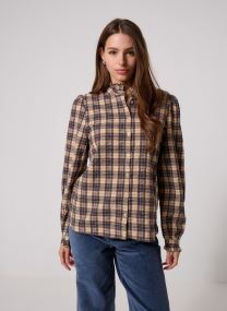 Hemden CHEMISE-CARREAUX dames meerkleurig Georgia Rose Hemden CHEMISE-CARREAUX dames meerkleurig IMP_VINTAGE CHECK_BROWN