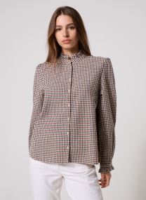 Hemden CHEMISE-CARREAUX dames meerkleurig Georgia Rose Hemden CHEMISE-CARREAUX dames meerkleurig IMP_VINTAGE VICHY_BORDEAUX