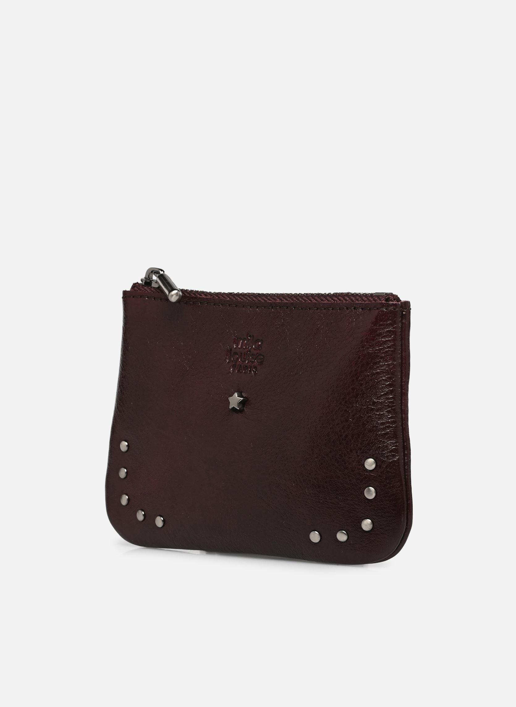 Petite maroquinerie BRINY XS CC (CL) femme marron Mila Louise Petite maroquinerie BRINY XS CC (CL) femme marron ROUGE