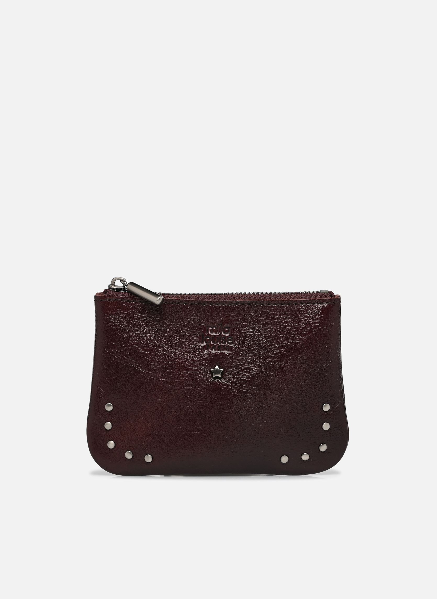 Petite maroquinerie BRINY XS CC (CL) femme marron Mila Louise Petite maroquinerie BRINY XS CC (CL) femme marron ROUGE