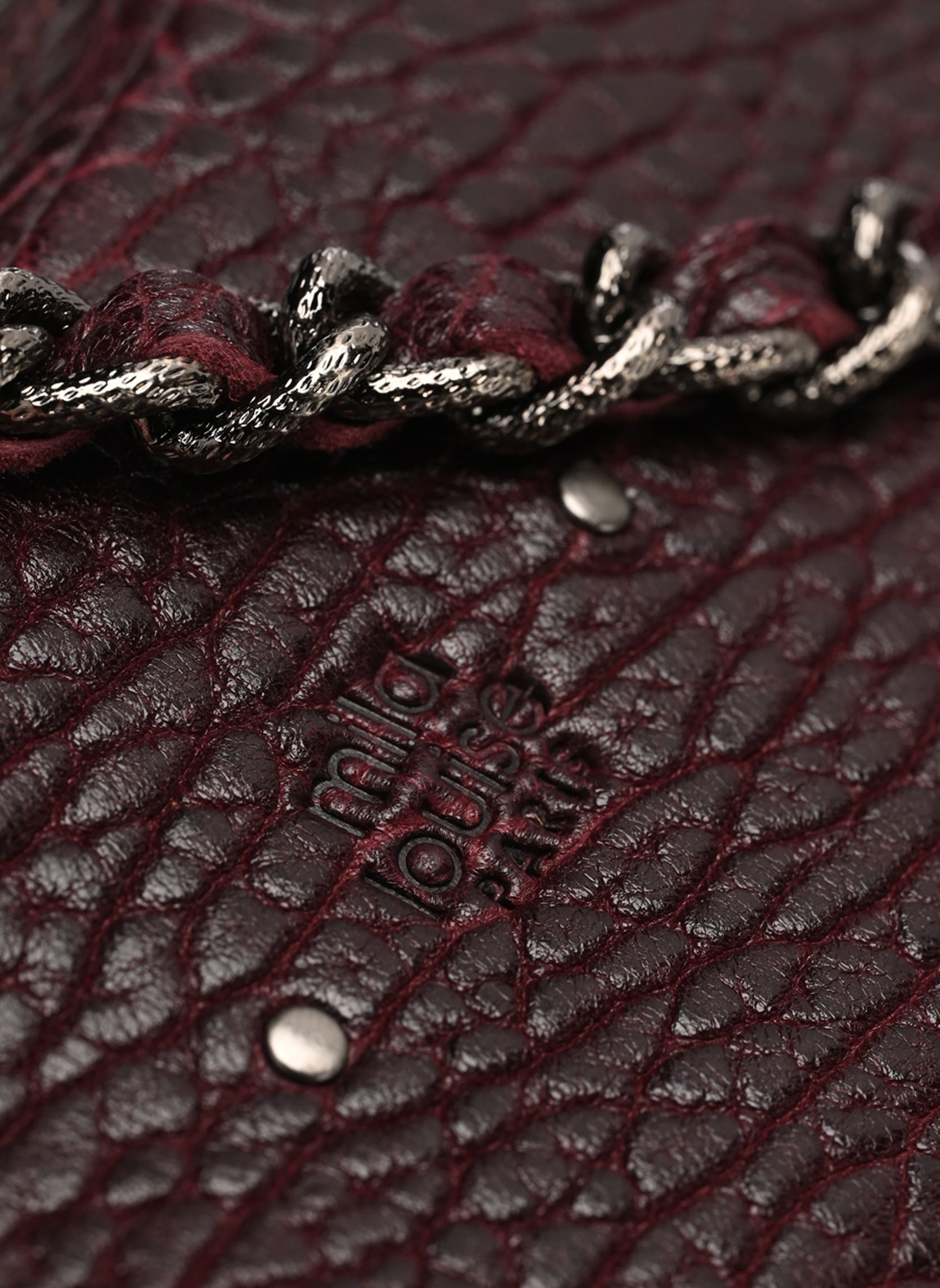 Sacs MAMA XS E1 femme bordeaux Mila Louise Sacs MAMA XS E1 femme bordeaux ROUGE