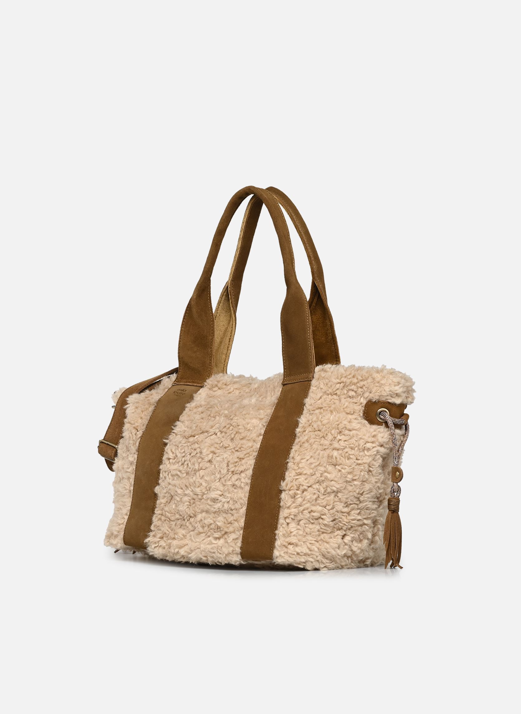 Sacs PRUDY XS FR femme beige Mila Louise Sacs PRUDY XS FR femme beige OCRE DARK