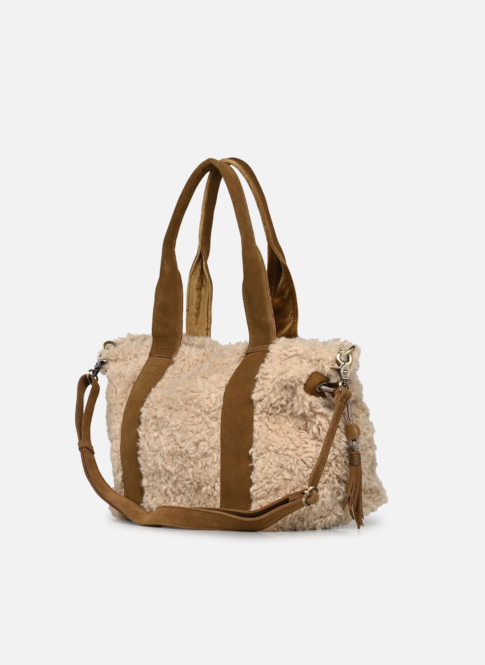 Sacs PRUDY XS FR femme beige Mila Louise Sacs PRUDY XS FR femme beige OCRE DARK