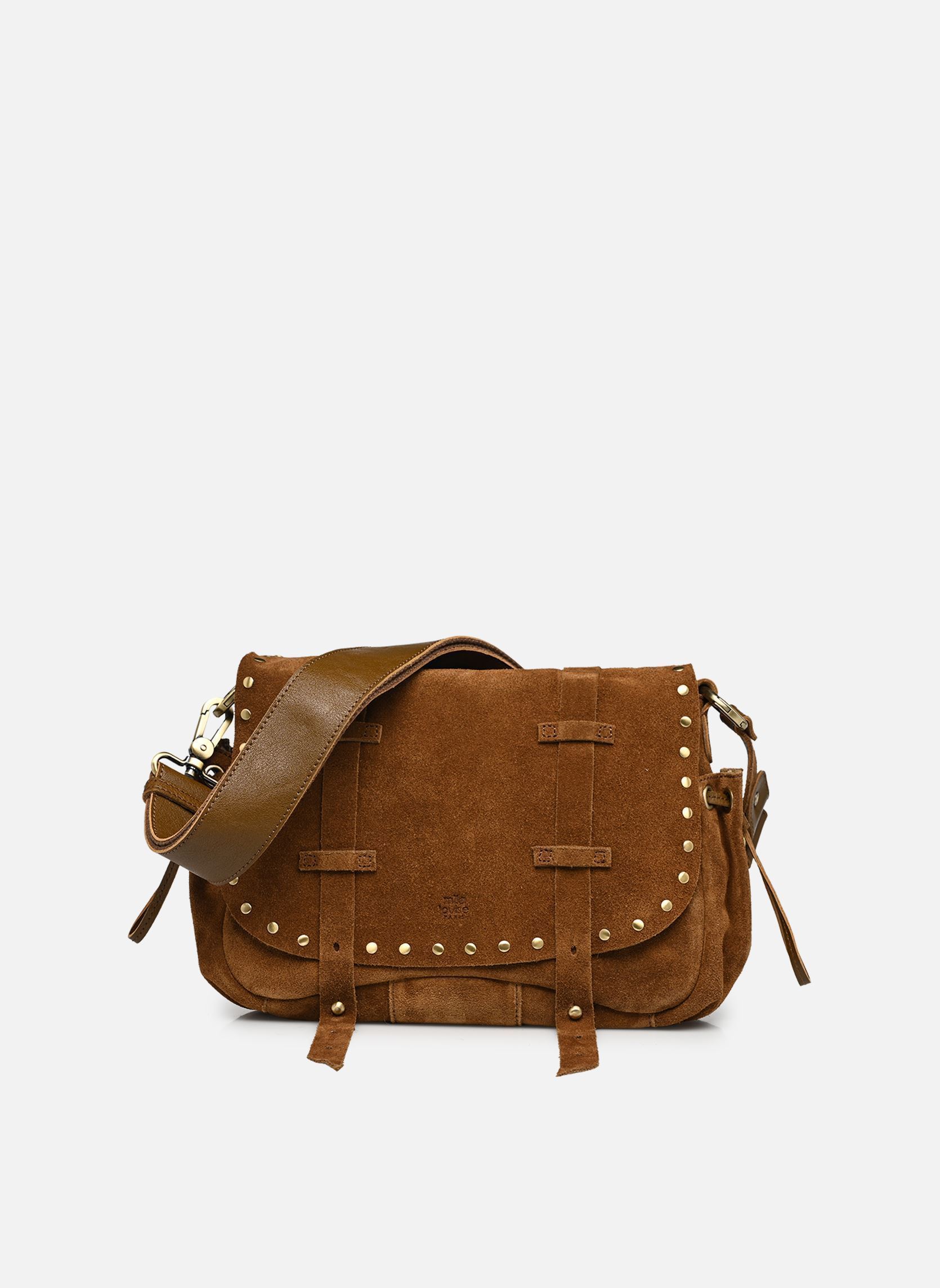 Sacs TESS VCC (CLOU) femme marron Mila Louise Sacs TESS VCC (CLOU) femme marron OCRE DARK