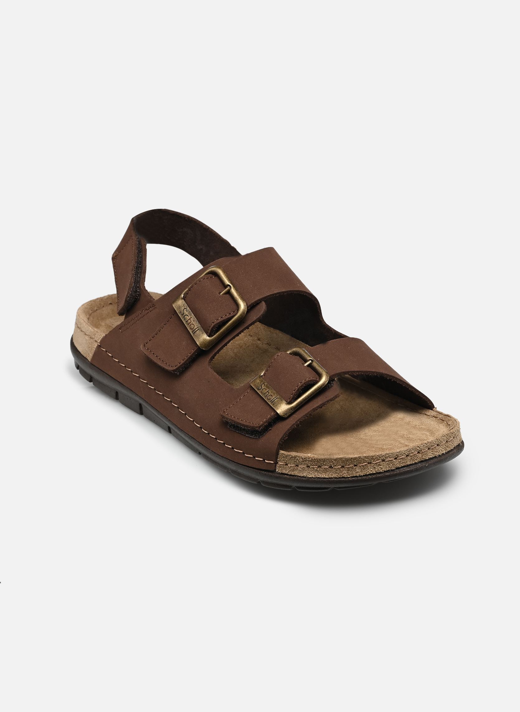 Sandales à scratch Aberdeen Man Sandal Comfort homme marron Scholl Sandales à scratch Aberdeen Man Sandal Comfort homme marron Dark Brown