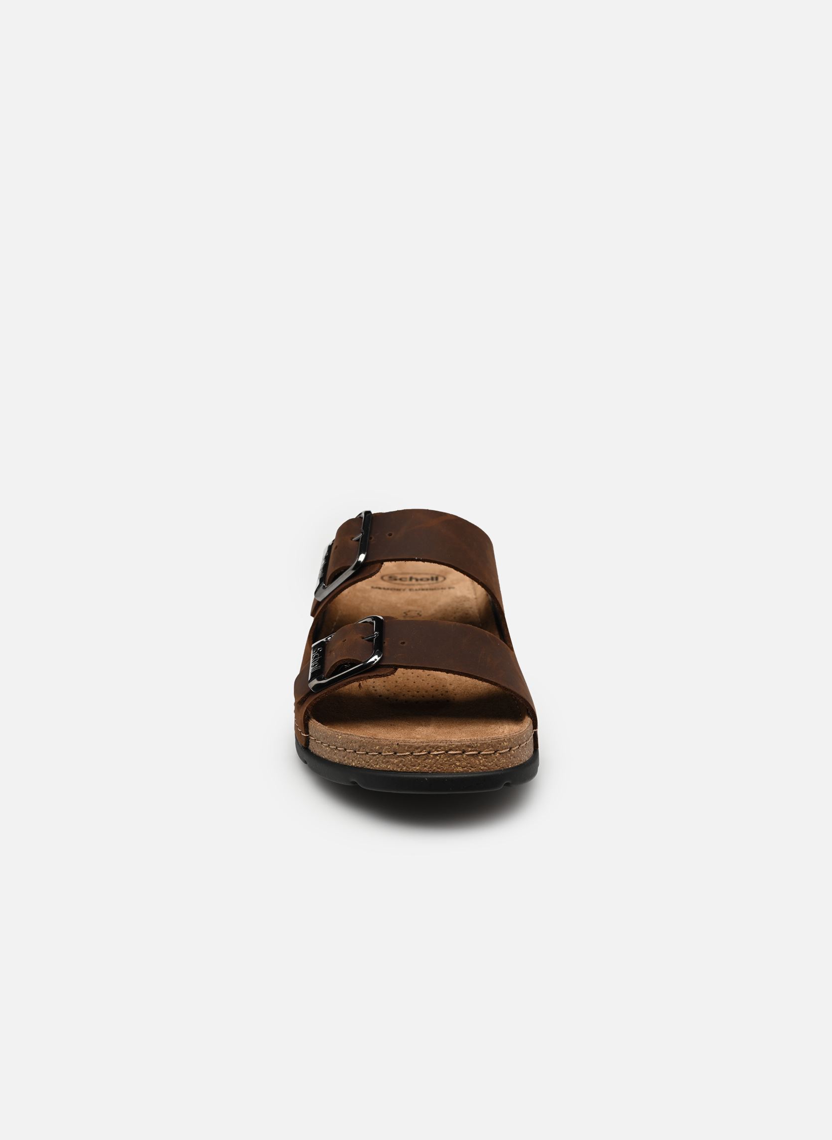 Mules Bora 2 Buckles Man Comfort homme marron Scholl Mules Bora 2 Buckles Man Comfort homme marron Dark Brown
