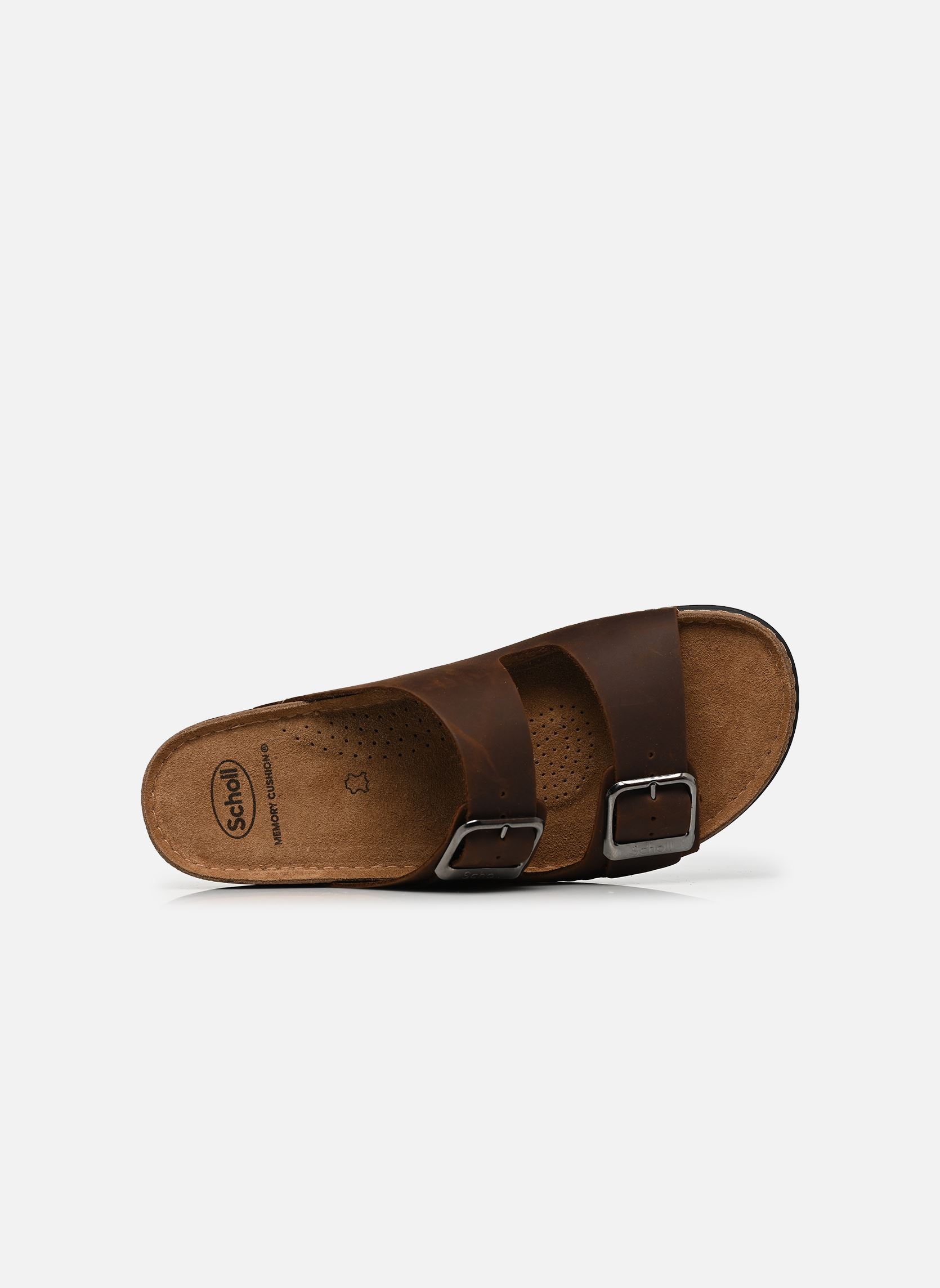 Mules Bora 2 Buckles Man Comfort homme marron Scholl Mules Bora 2 Buckles Man Comfort homme marron Dark Brown