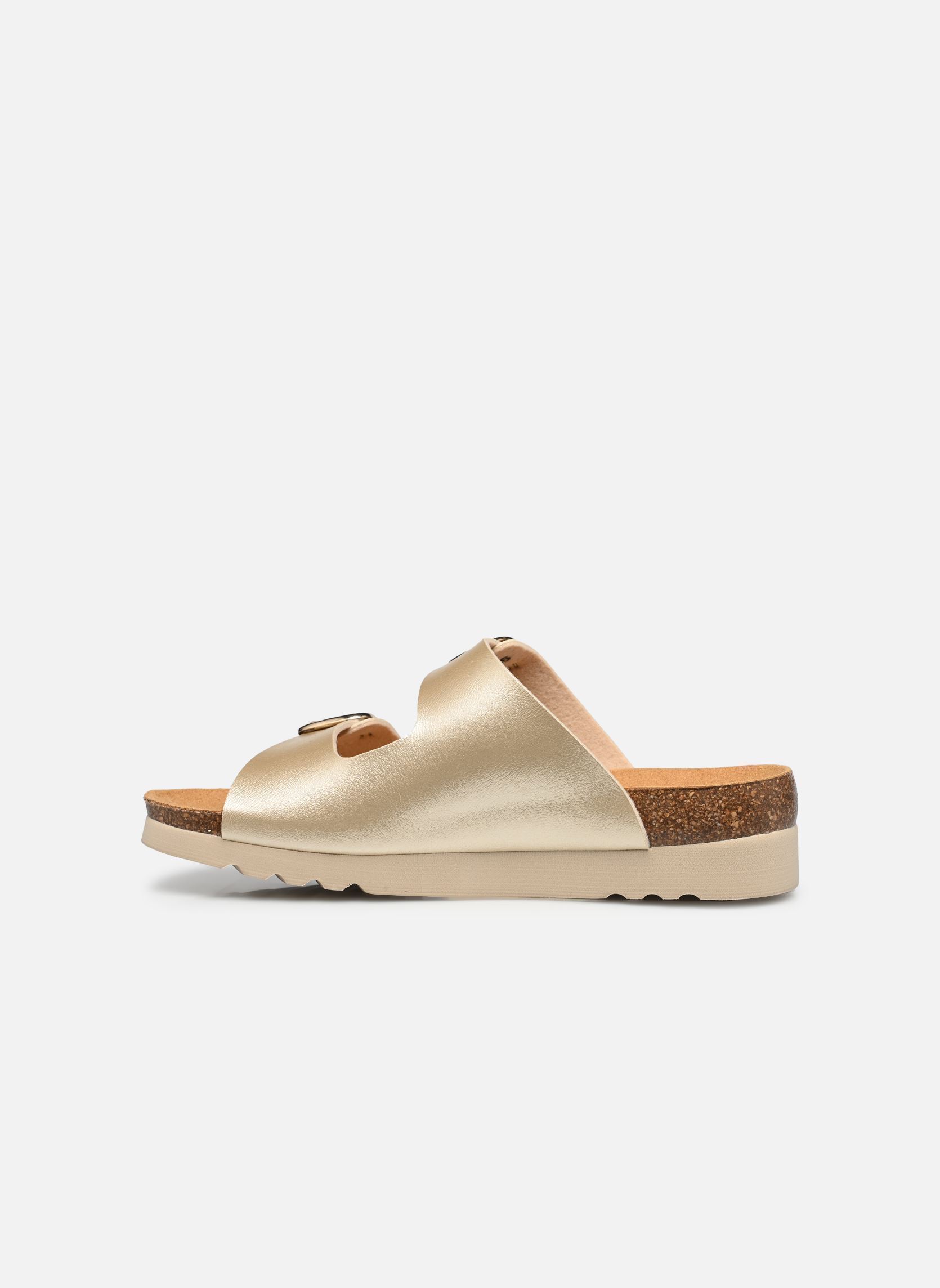 Muilen Harmony 2 Straps Comfort dames goud en brons Scholl Muilen Harmony 2 Straps Comfort dames goud en brons LIGHT GOLD
