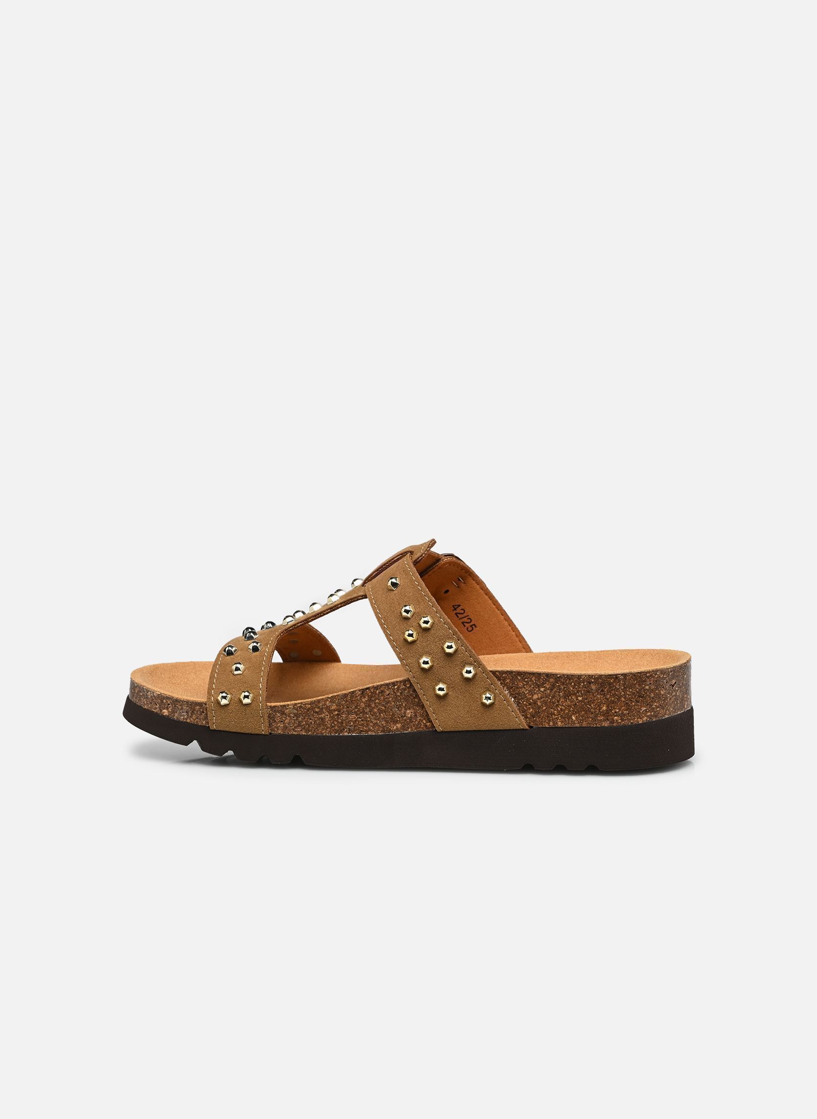 Muilen Luce T-Bar Comfort dames bruin Scholl Muilen Luce T-Bar Comfort dames bruin Dark Taupe