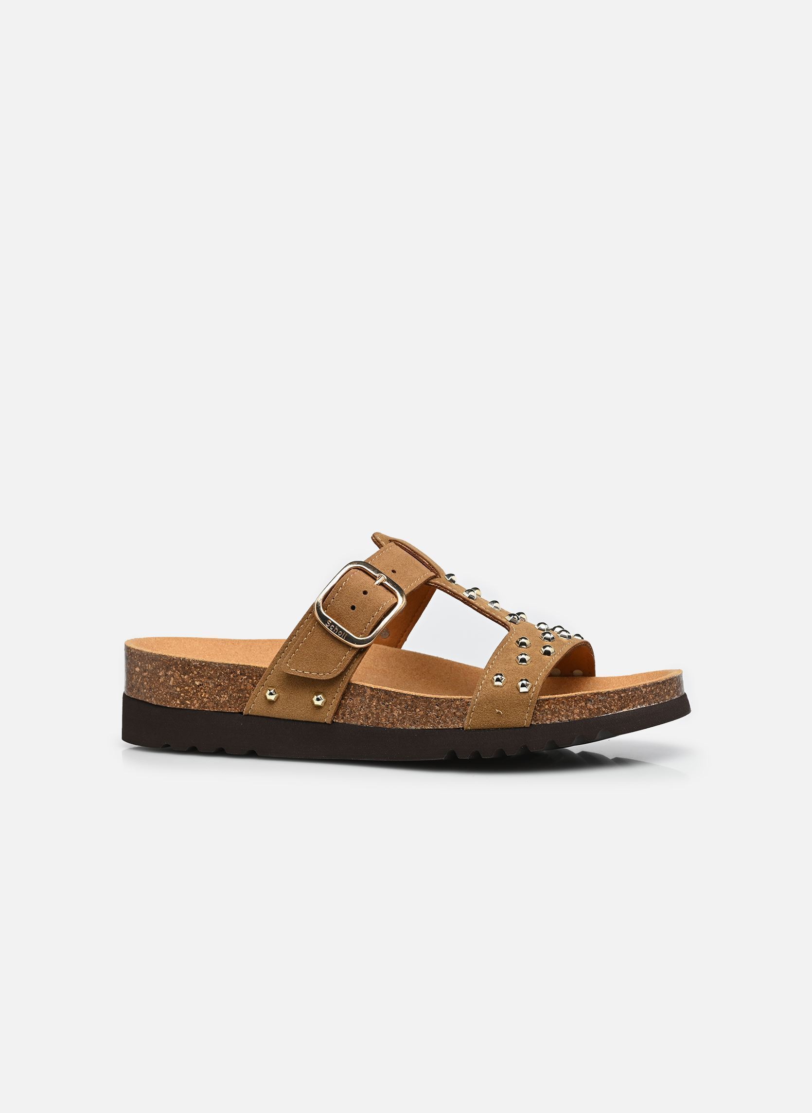 Muilen Luce T-Bar Comfort dames bruin Scholl Muilen Luce T-Bar Comfort dames bruin Dark Taupe