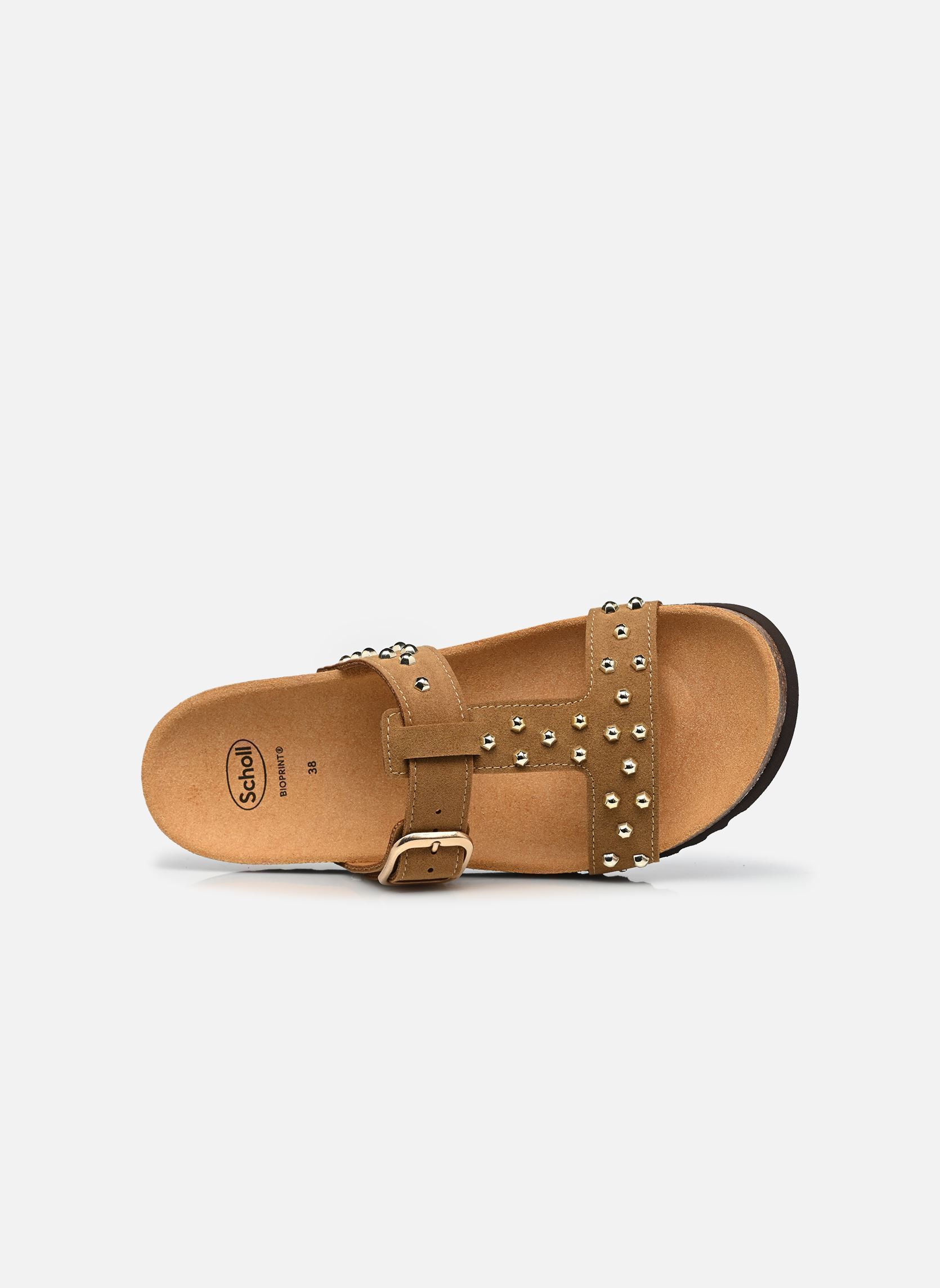 Muilen Luce T-Bar Comfort dames bruin Scholl Muilen Luce T-Bar Comfort dames bruin Dark Taupe