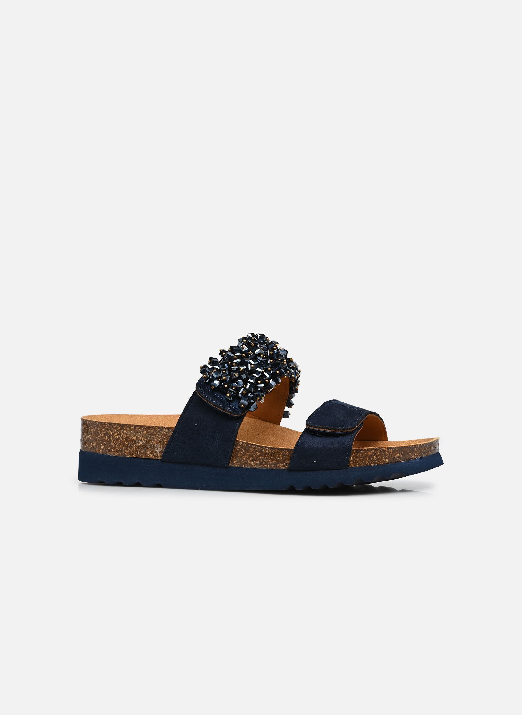 Pantoletten Sahara 2 Straps Comfort damen schwarz Scholl Pantoletten Sahara 2 Straps Comfort damen schwarz Navy Blue