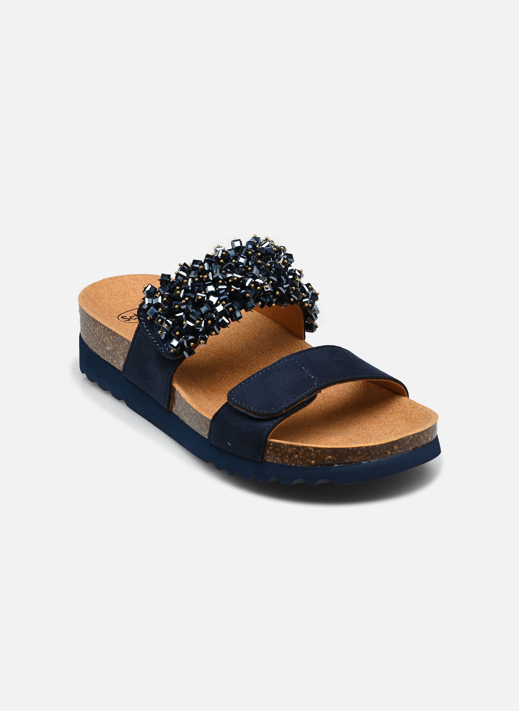Pantoletten Sahara 2 Straps Comfort damen schwarz Scholl Pantoletten Sahara 2 Straps Comfort damen schwarz Navy Blue