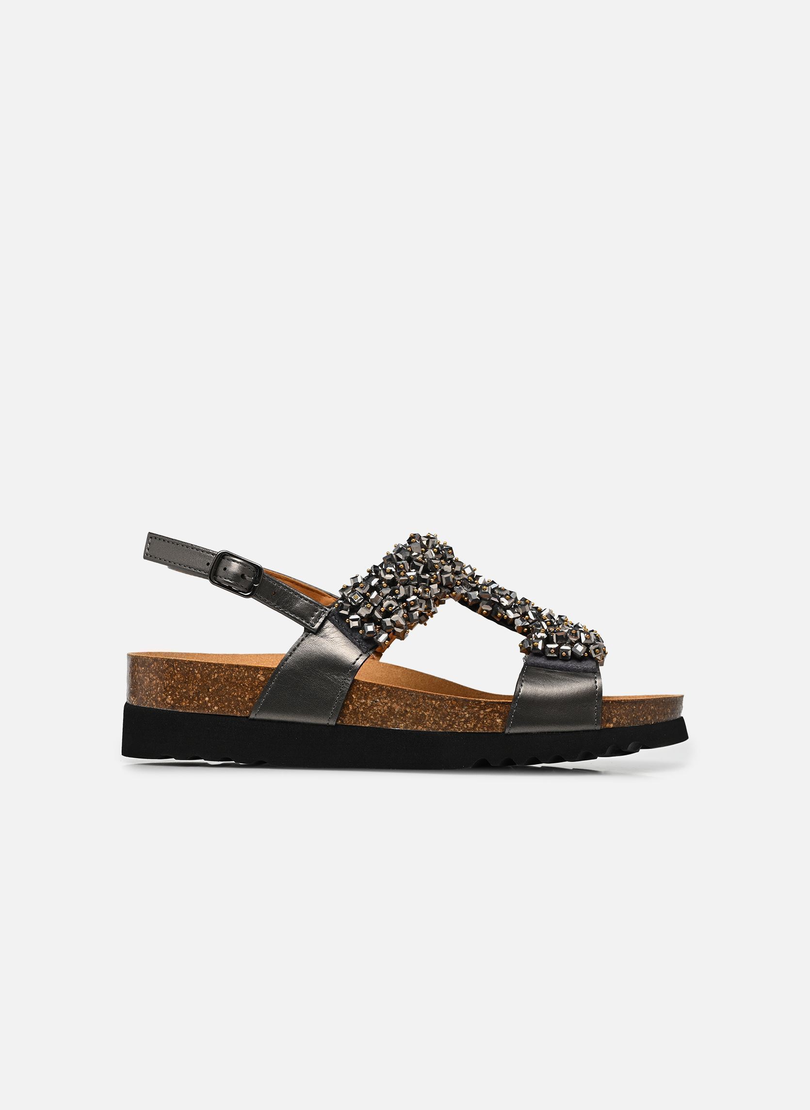 Sandales compensées et plateformes Sahara T-Bar Sandal Comfort femme argent Scholl Sandales compensées et plateformes Sahara T-Bar Sandal Comfort femme argent Gunmetal