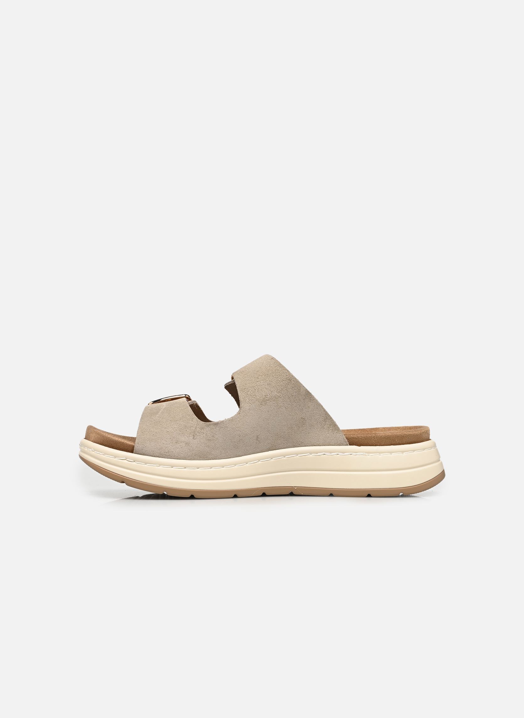 Mules Scilla 2 Buckles Comfort femme beige Scholl Mules Scilla 2 Buckles Comfort femme beige Dark Beige
