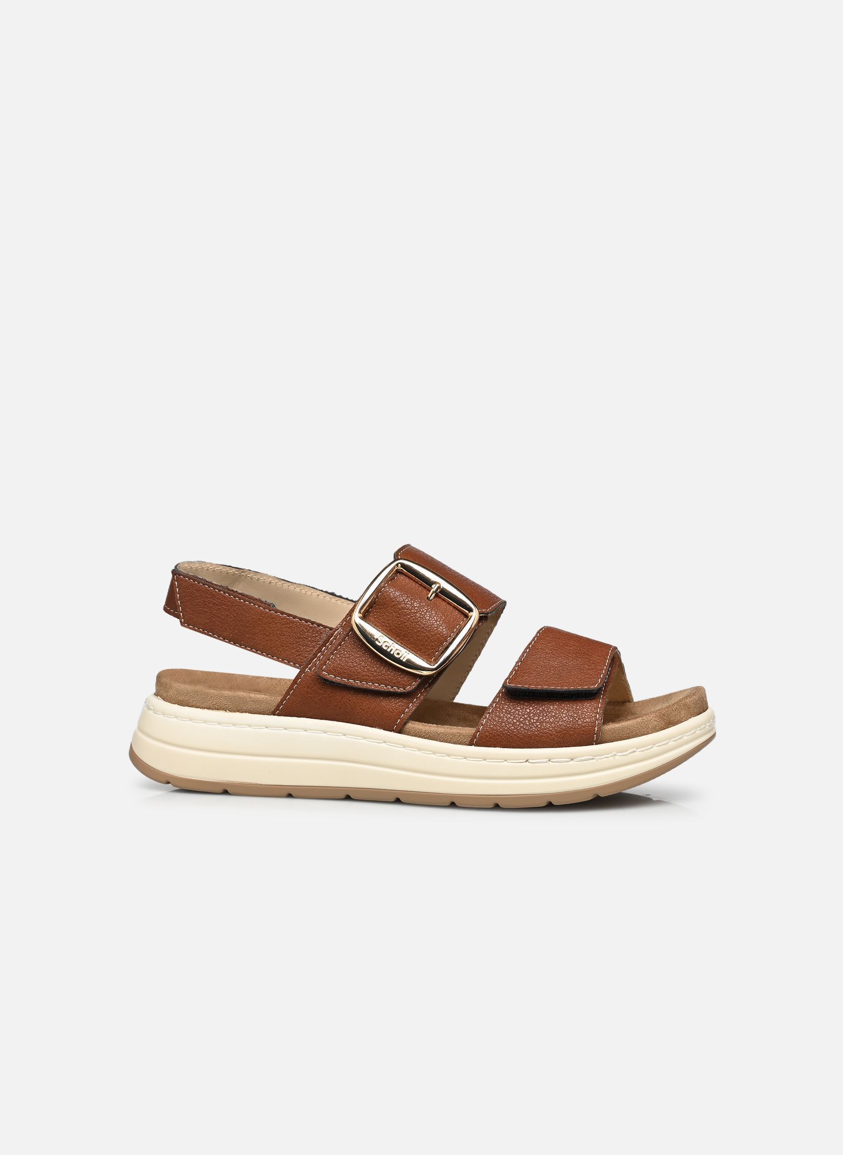 Sandalen met sleehak en plateau Scilla Sandal Comfort dames bruin Scholl Sandalen met sleehak en plateau Scilla Sandal Comfort dames bruin BROWN