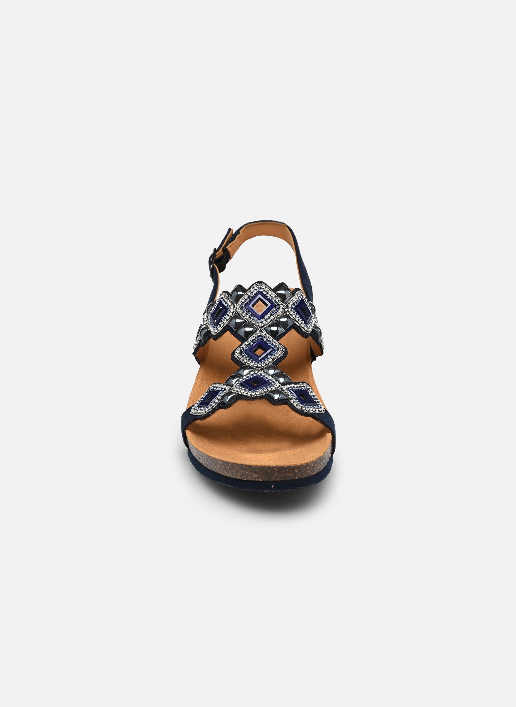 Sandalias y plataformas de cuña Tulum T-Bar Sandal Comfort mujer azul Scholl Sandalias y plataformas de cuña Tulum T-Bar Sandal Comfort mujer azul Navy Blue