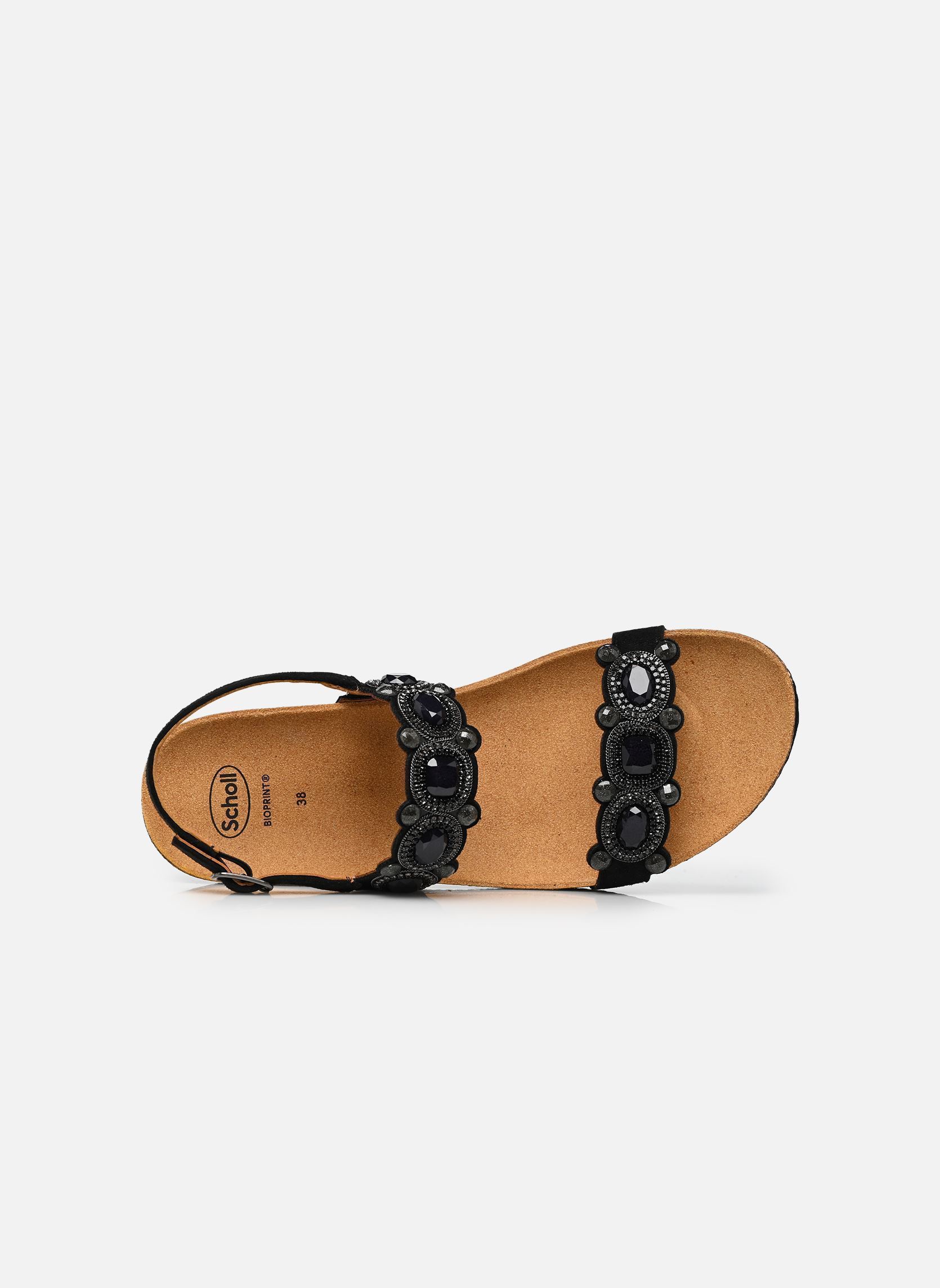 Sandalen met sleehak en plateau Zanzibar Sandal Comfort dames zwart Scholl Sandalen met sleehak en plateau Zanzibar Sandal Comfort dames zwart Black