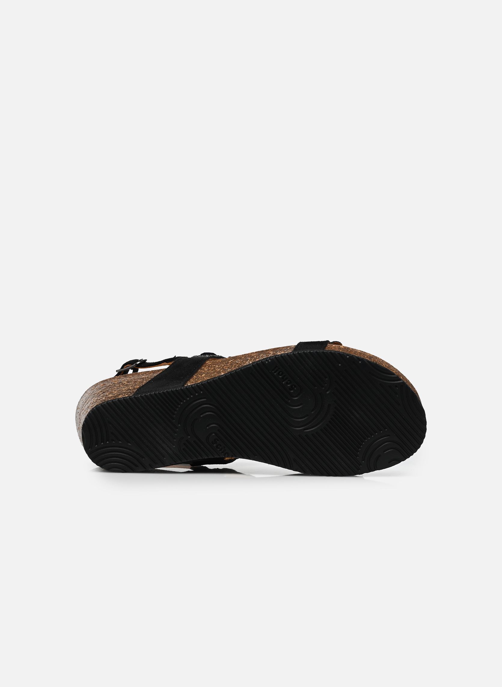 Sandalen met sleehak en plateau Zanzibar Sandal Comfort dames zwart Scholl Sandalen met sleehak en plateau Zanzibar Sandal Comfort dames zwart Black