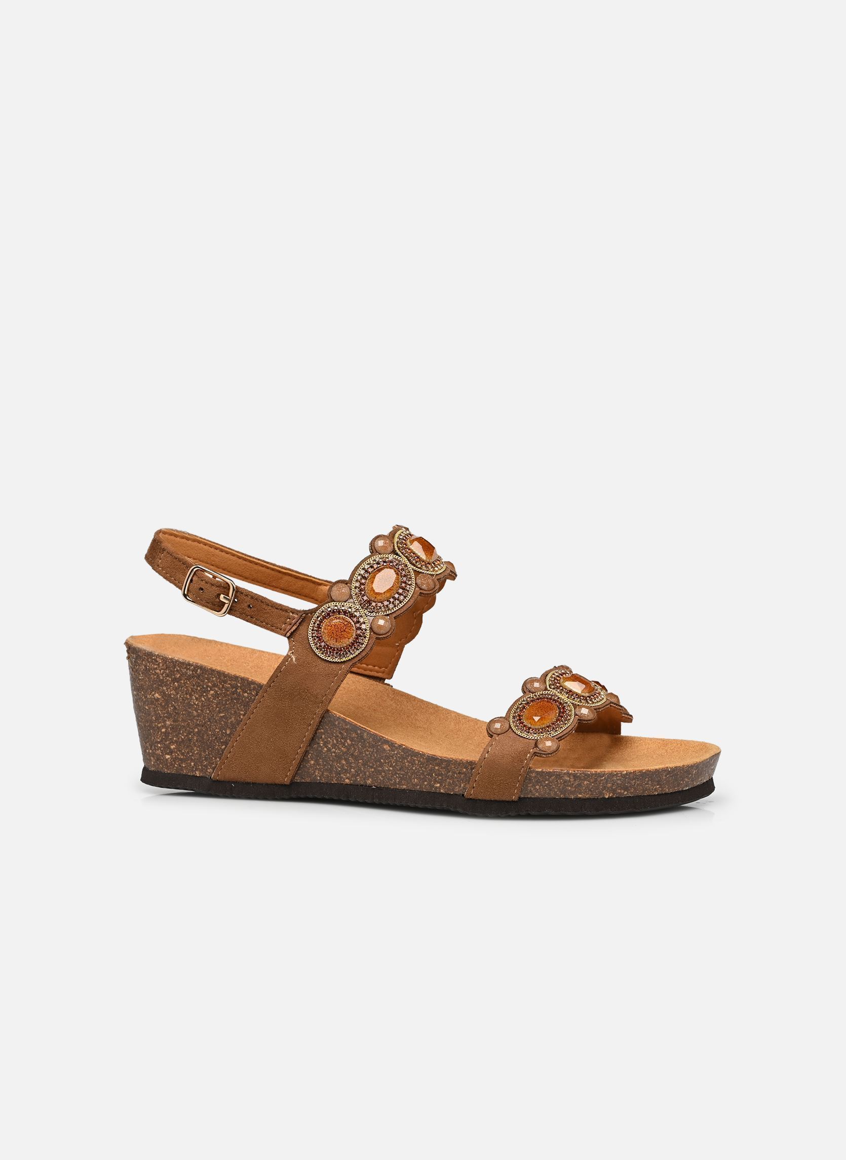 Sandales compensées et plateformes Zanzibar Sandal Comfort femme marron Scholl Sandales compensées et plateformes Zanzibar Sandal Comfort femme marron BROWN