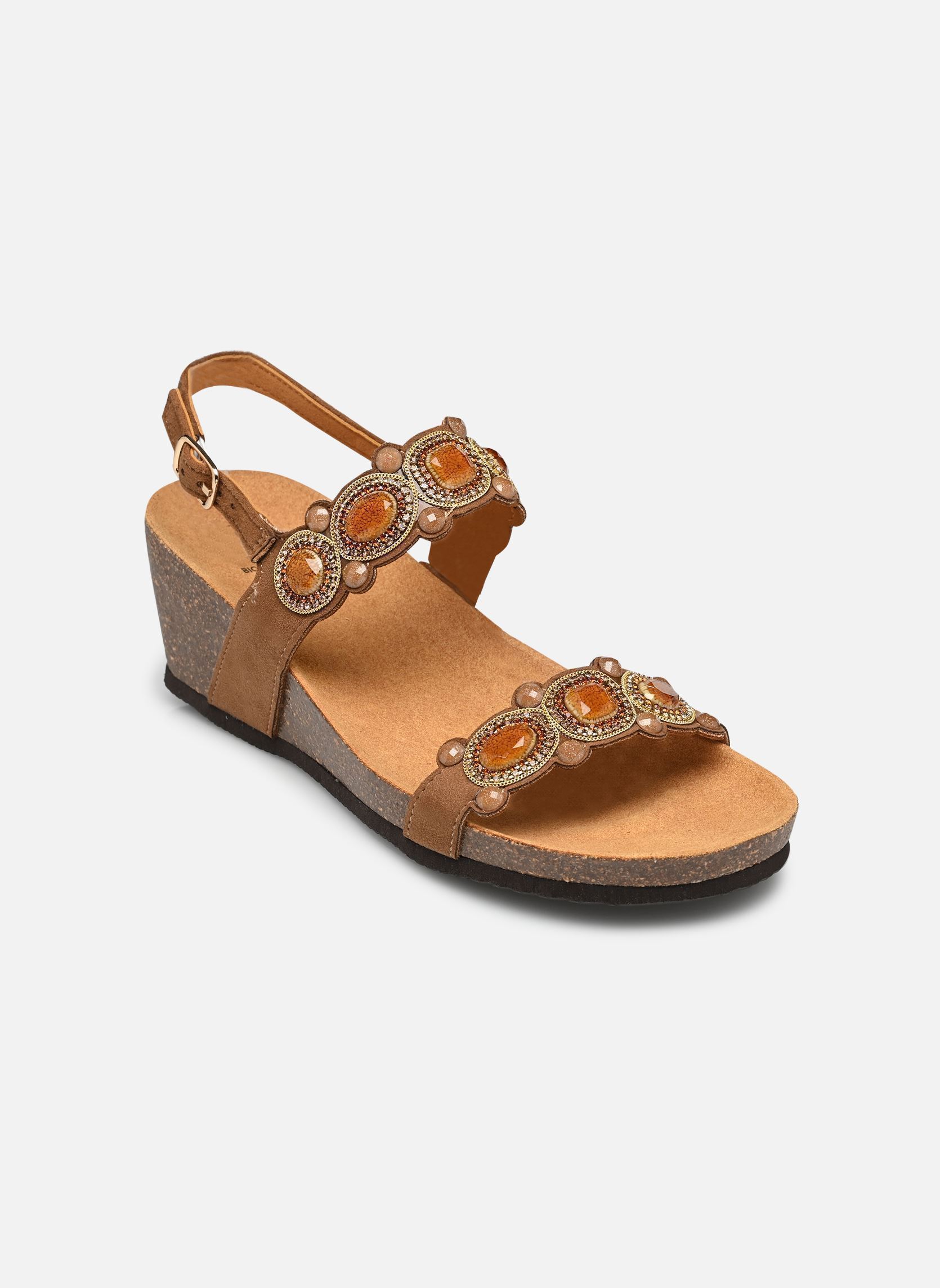 Sandales compensées et plateformes Zanzibar Sandal Comfort femme marron Scholl Sandales compensées et plateformes Zanzibar Sandal Comfort femme marron BROWN