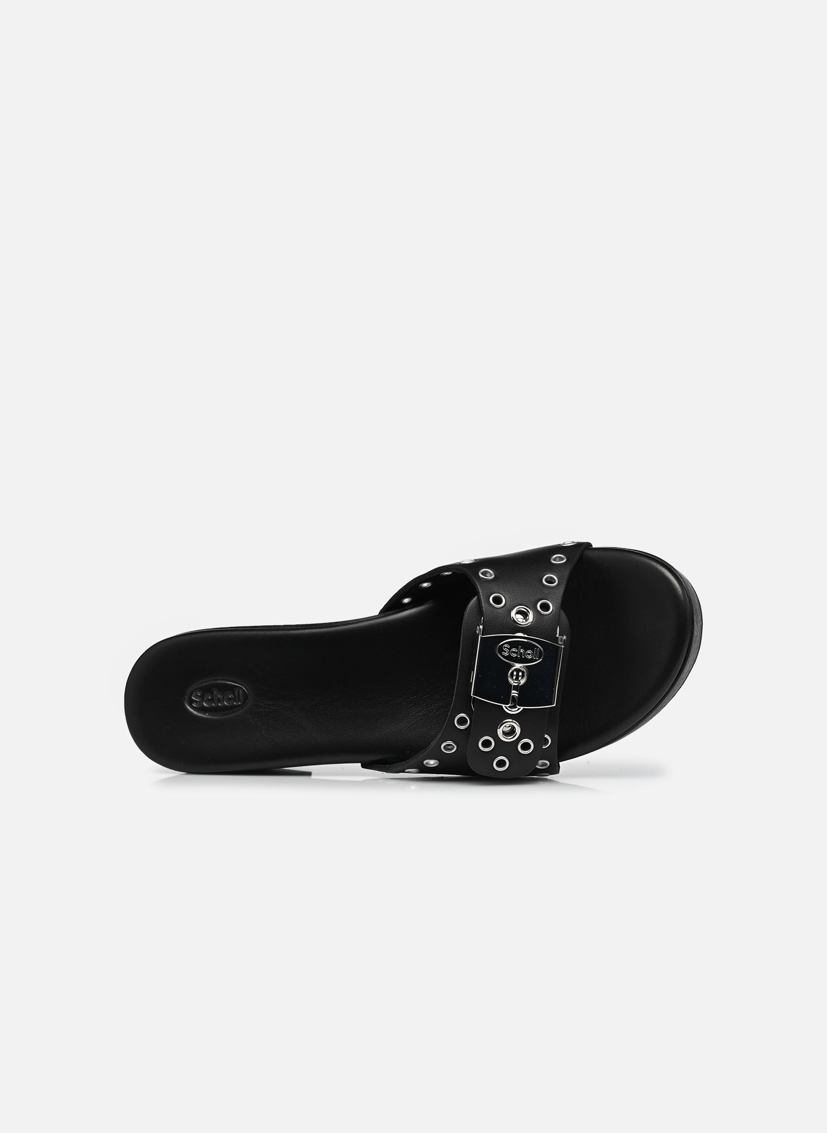 Mules à talons Pescura Ibiza Ring Iconic femme noir Scholl Mules à talons Pescura Ibiza Ring Iconic femme noir All Black
