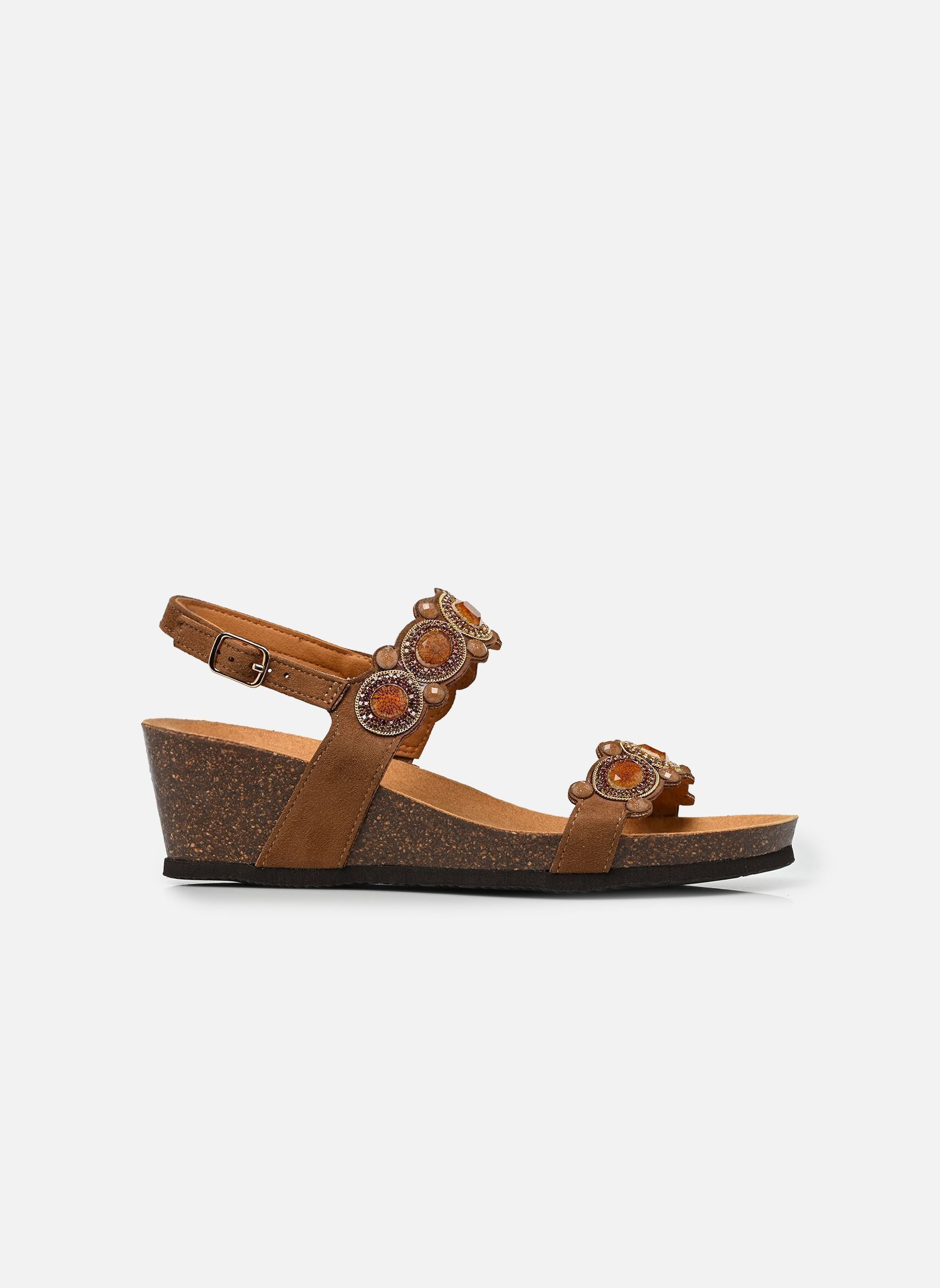 Lage enkellaarsjes OLANNA dames bruin Guess Lage enkellaarsjes OLANNA dames bruin BLACK