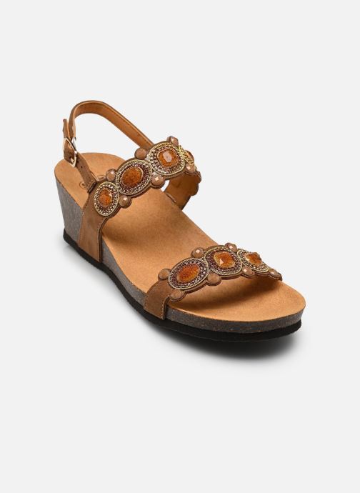 Guess Lage enkellaarsjes OLANNA dames bruin