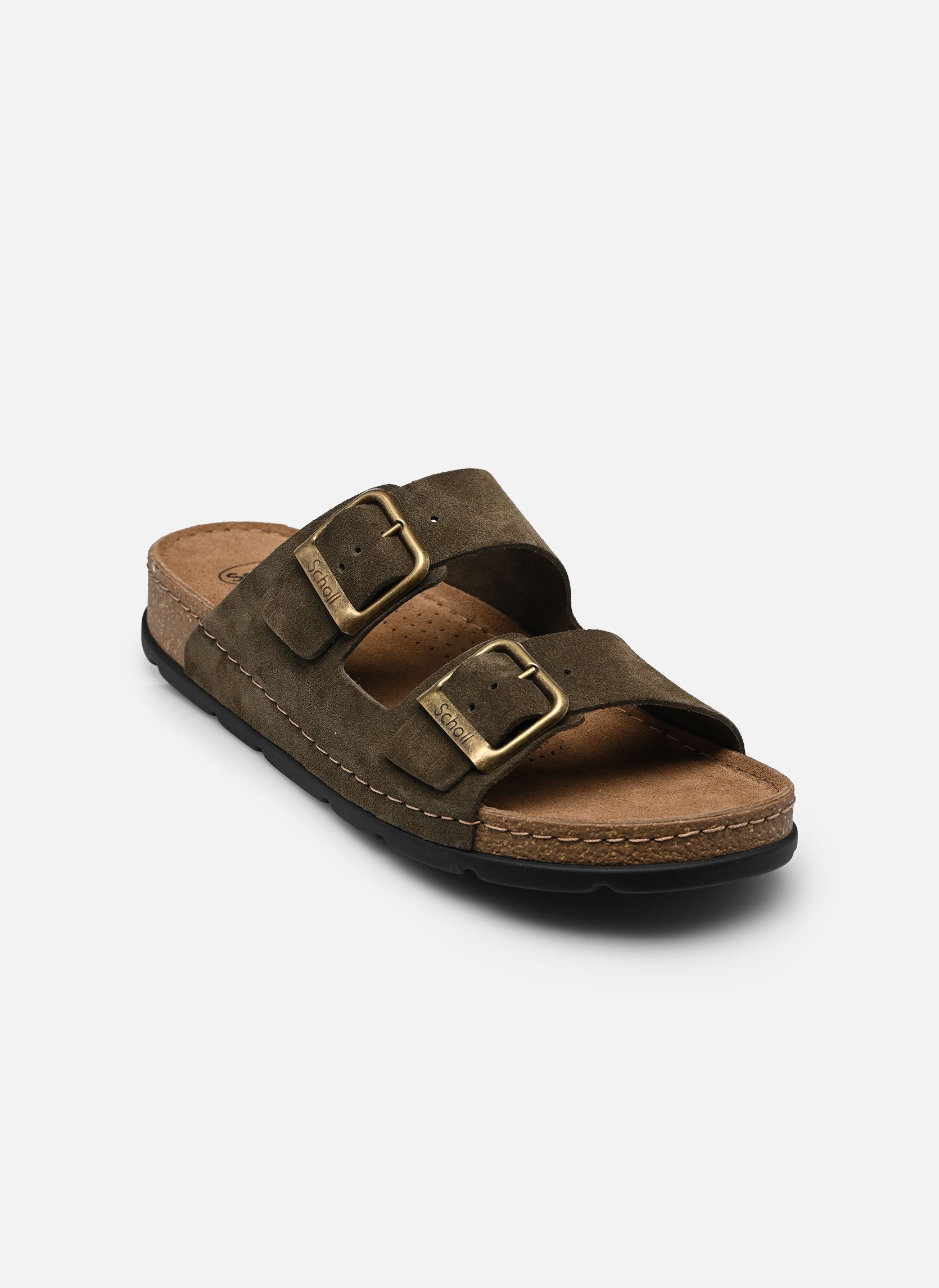 Mules Bora 2 Buckles Man Collection homme kaki Scholl Mules Bora 2 Buckles Man Collection homme kaki Khaki