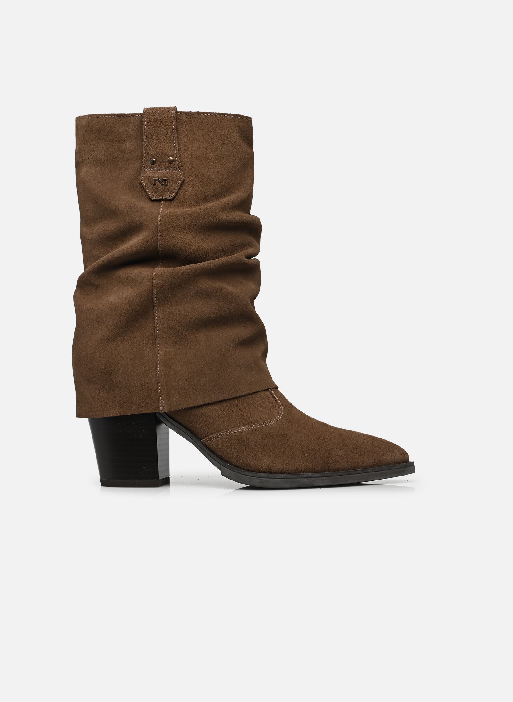 Enkellaarzen en boots I617147D dames bruin NeroGiardini Enkellaarzen en boots I617147D dames bruin VELOUR SPAGO TPU BERGA T.MORO