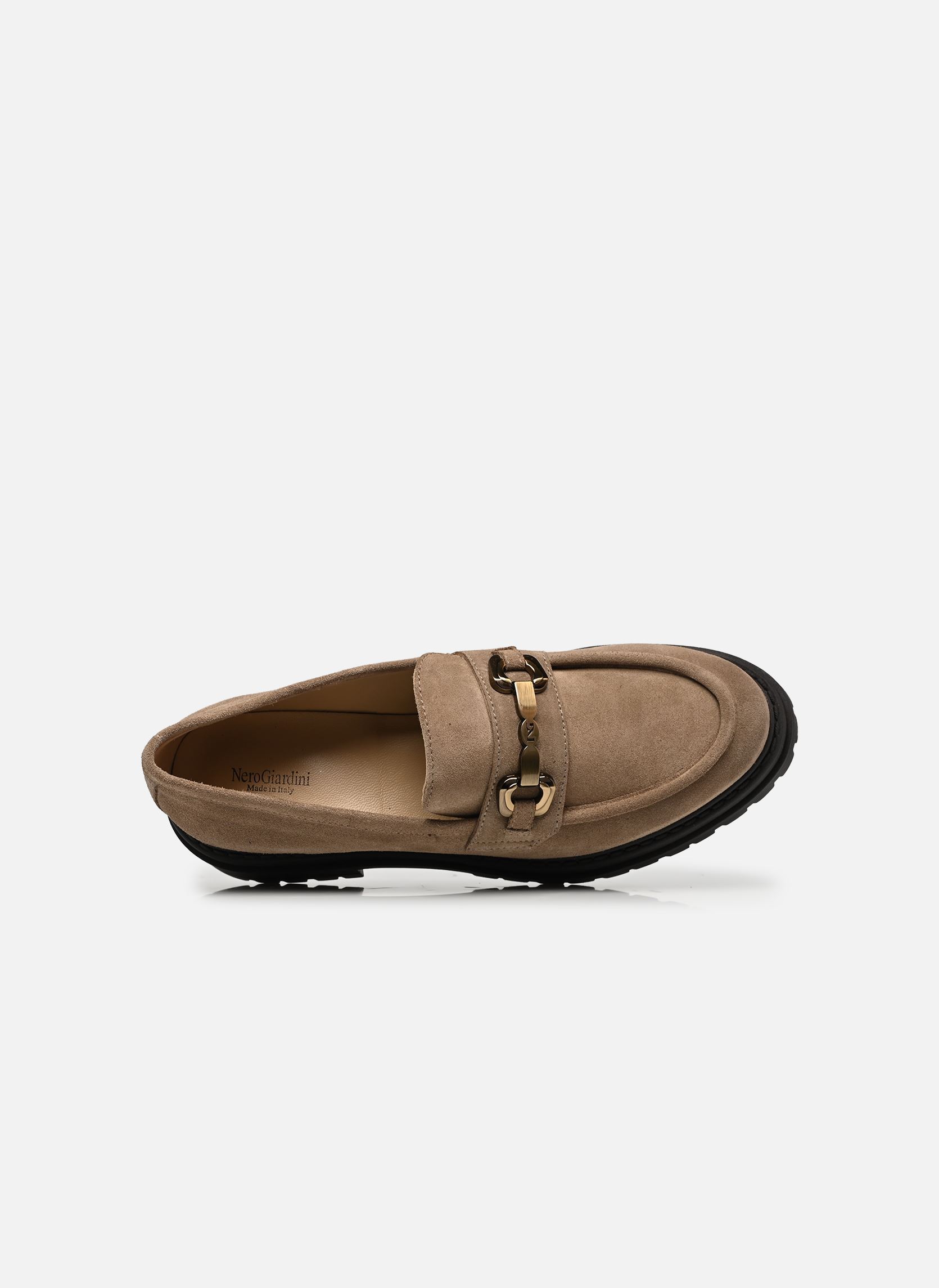 Chaussures de ville I617170D femme beige NeroGiardini Chaussures de ville I617170D femme beige VELOUR CASTORO TR FOLGARIA 912