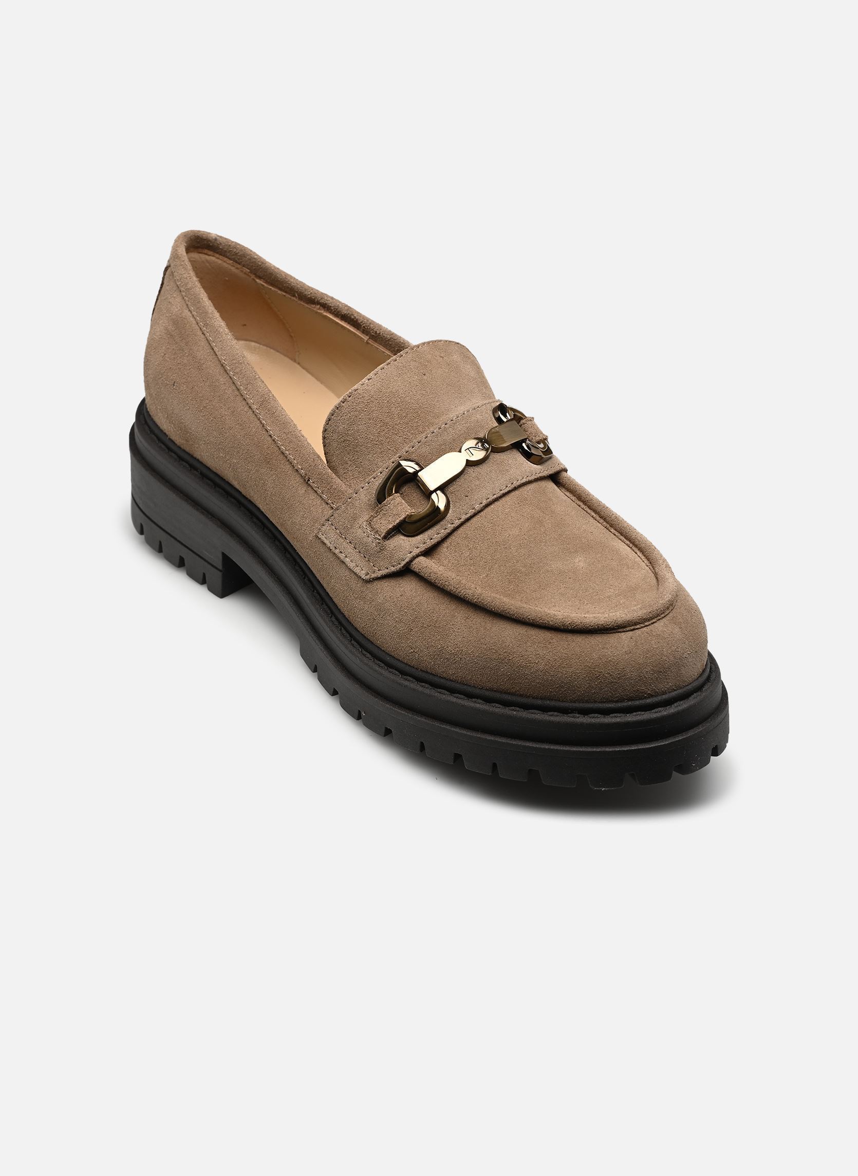 Chaussures de ville I617170D femme beige NeroGiardini Chaussures de ville I617170D femme beige VELOUR CASTORO TR FOLGARIA 912