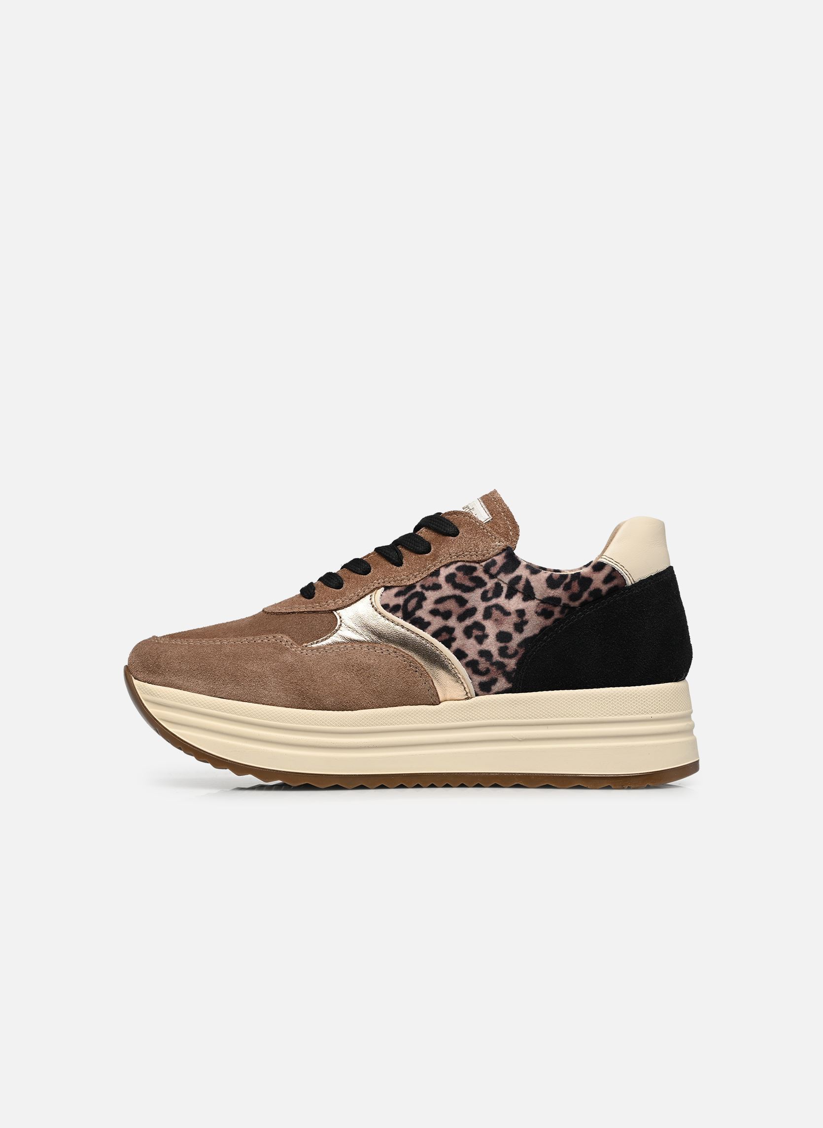 Baskets I617342D femme marron NeroGiardini Baskets I617342D femme marron VELOUR MOU NETTUNO SANDALO T.P