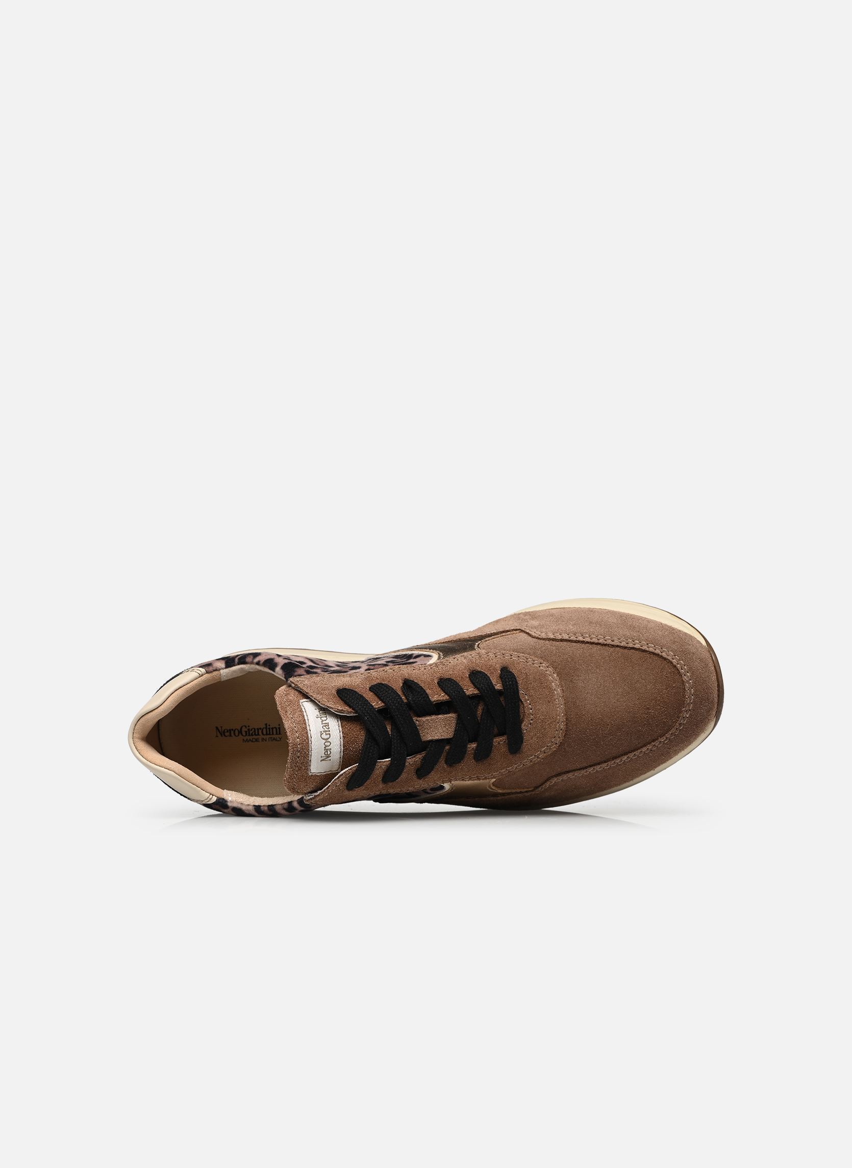 Baskets I617342D femme marron NeroGiardini Baskets I617342D femme marron VELOUR MOU NETTUNO SANDALO T.P