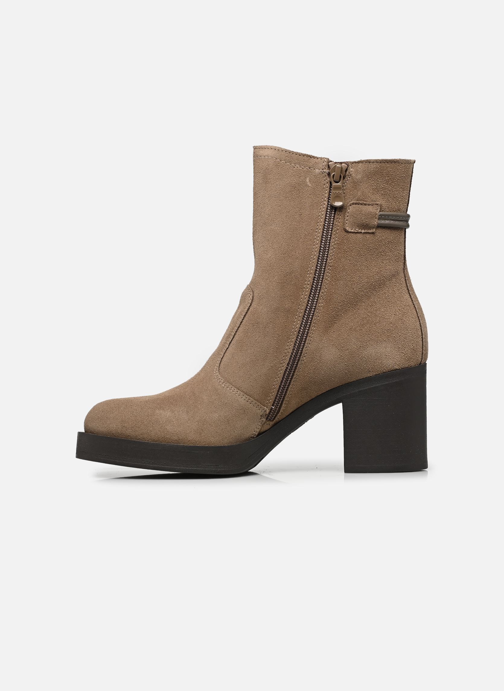 Enkellaarzen en boots I617930D dames beige NeroGiardini Enkellaarzen en boots I617930D dames beige VELOUR CASTORO TR CARTAGENA 92