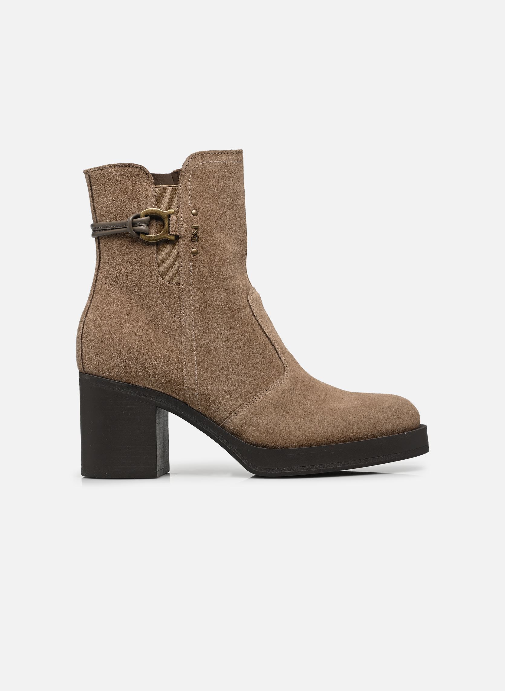 Enkellaarzen en boots I617930D dames beige NeroGiardini Enkellaarzen en boots I617930D dames beige VELOUR CASTORO TR CARTAGENA 92