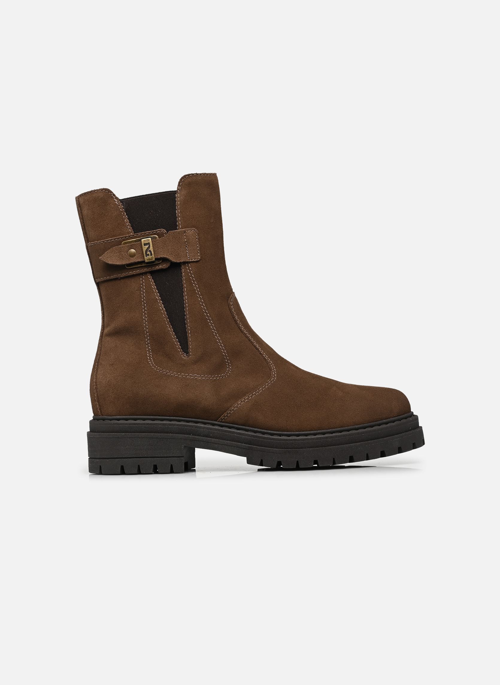 Enkellaarzen en boots I618021D dames bruin NeroGiardini Enkellaarzen en boots I618021D dames bruin VELOUR SPAGO TR FOLGARIA 9120/