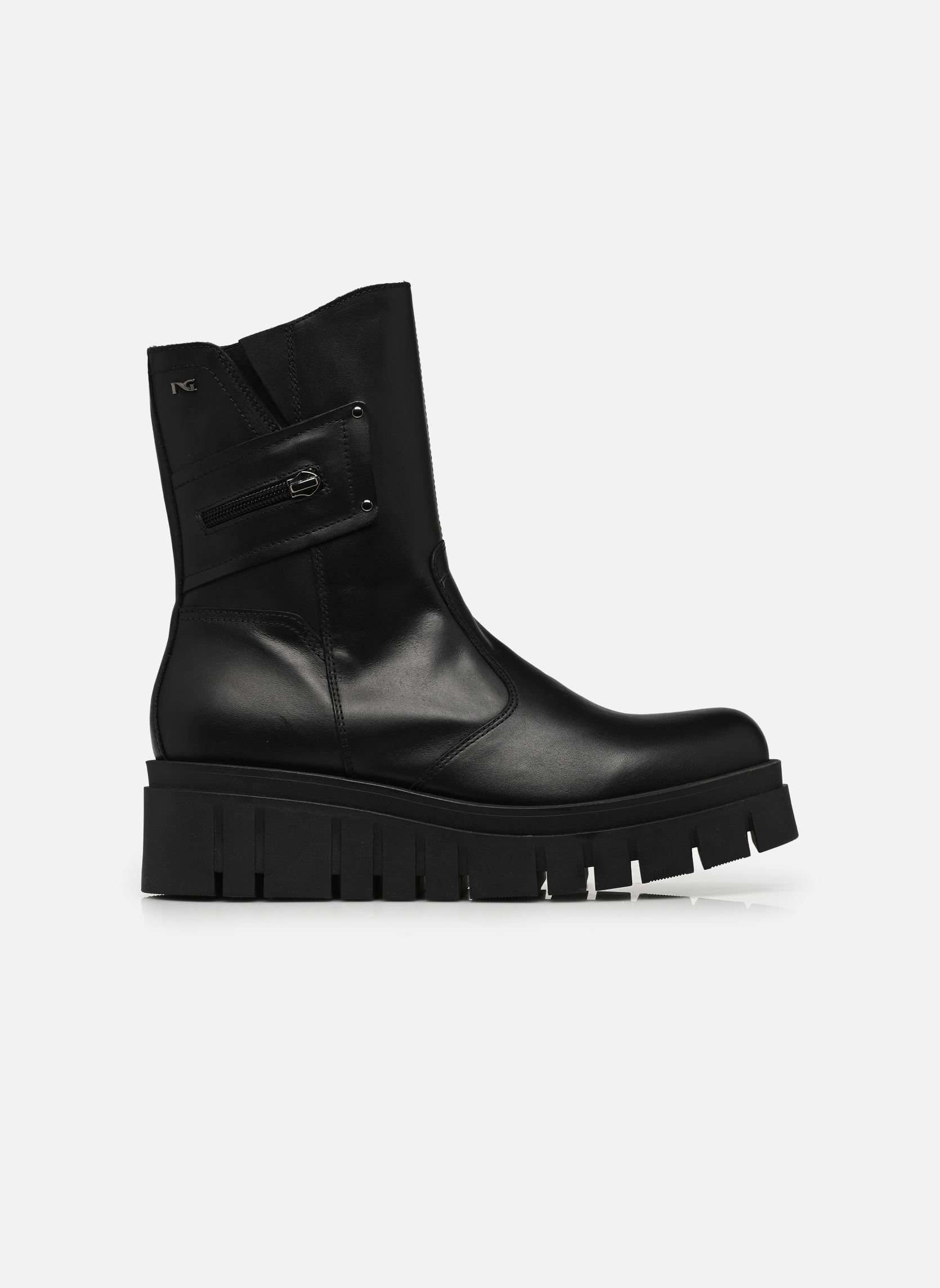Enkellaarzen en boots I618100D dames zwart NeroGiardini Enkellaarzen en boots I618100D dames zwart GUANTO NERO TR SULMONA NERO