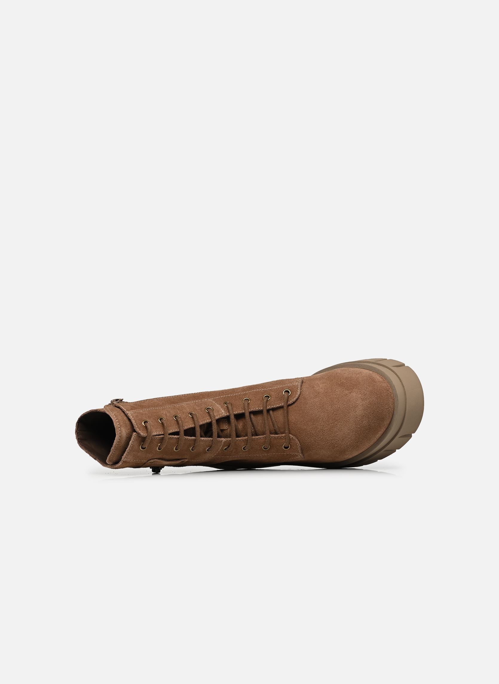 Enkellaarzen en boots I618104D dames bruin NeroGiardini Enkellaarzen en boots I618104D dames bruin VELOUR MOU TR SULMONA FANGO