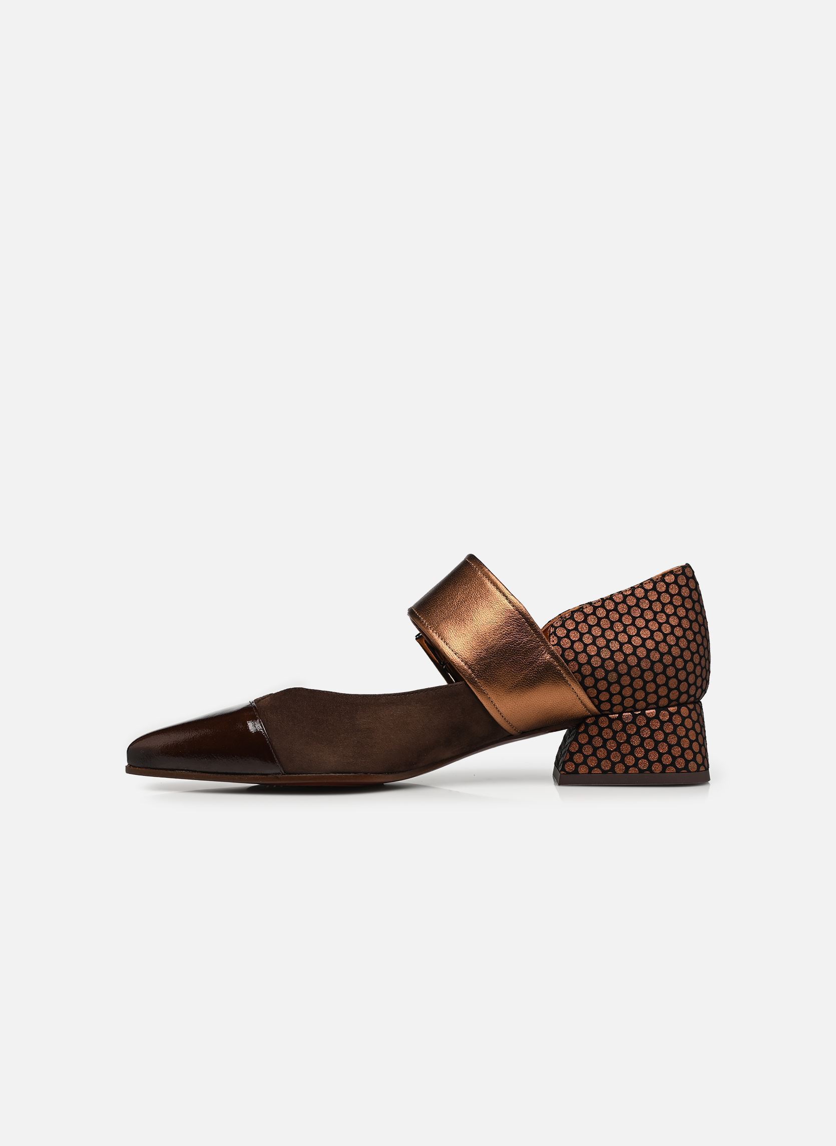 Pumps HEBAS49 dames goud en brons Chie Mihara Pumps HEBAS49 dames goud en brons SUCRE CHOCO ANTE TESTA DALI CO