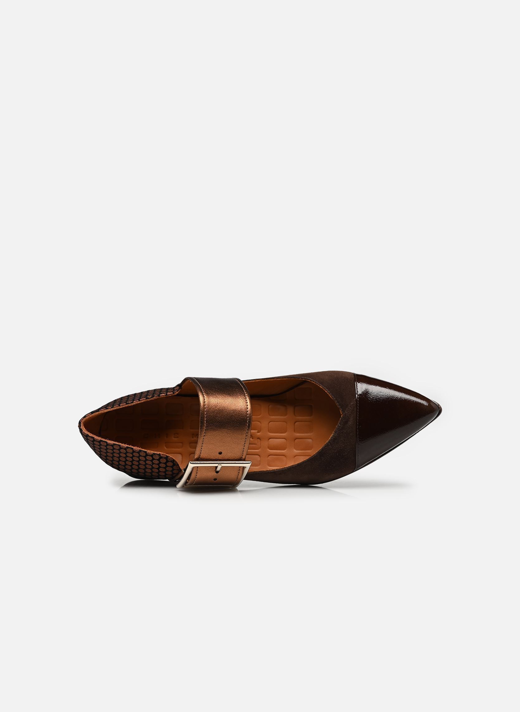 Pumps HEBAS49 dames goud en brons Chie Mihara Pumps HEBAS49 dames goud en brons SUCRE CHOCO ANTE TESTA DALI CO