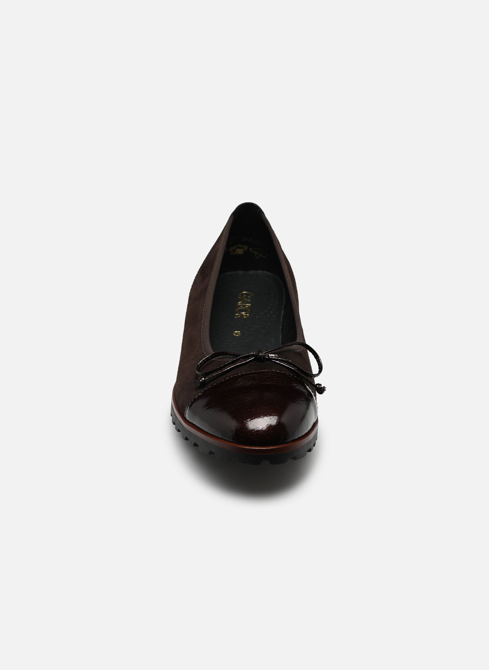 Klassische Ballerinas 3007.01 damen braun Gabor Klassische Ballerinas 3007.01 damen braun MOCCA