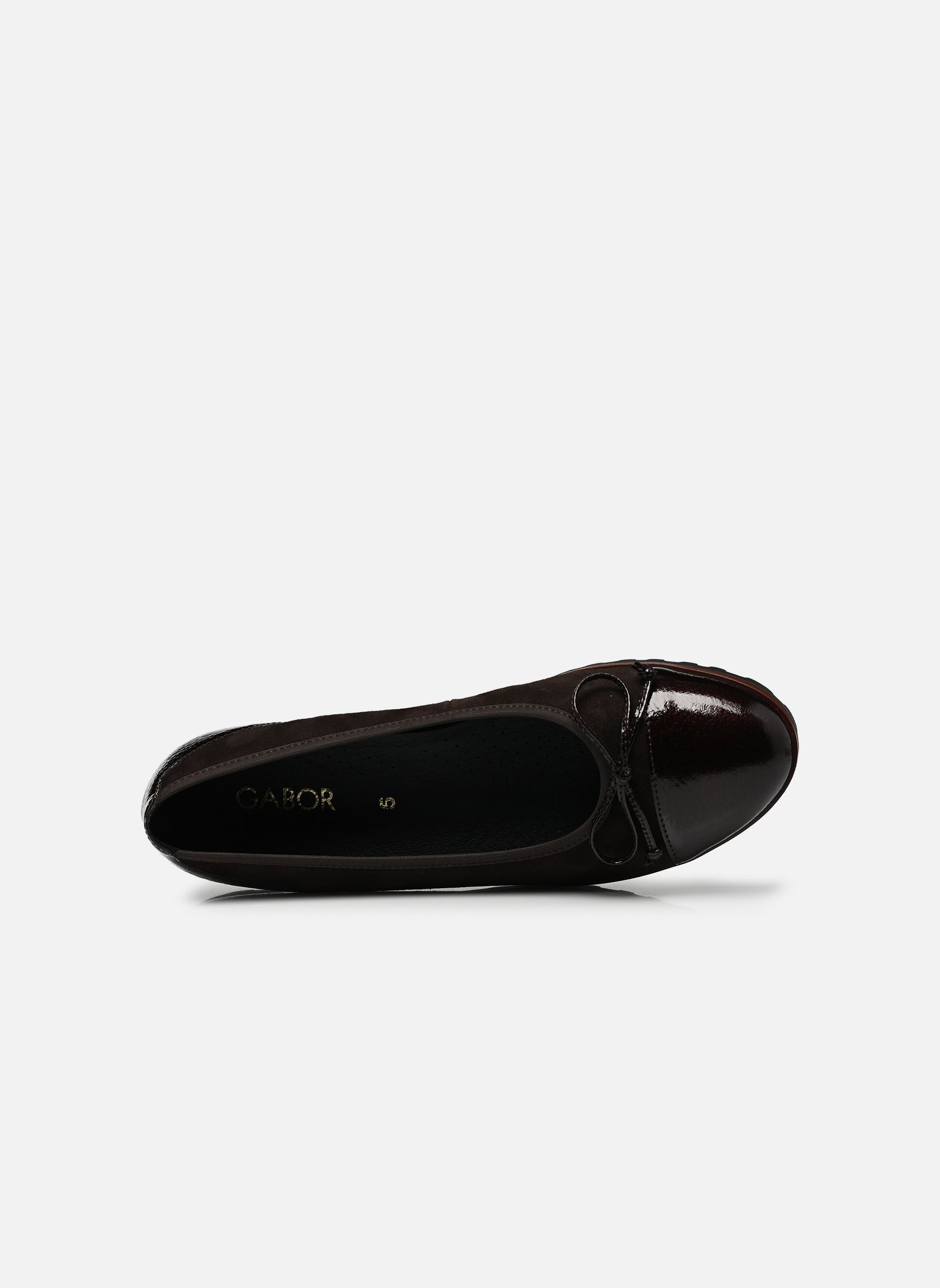 Klassische Ballerinas 3007.01 damen braun Gabor Klassische Ballerinas 3007.01 damen braun MOCCA