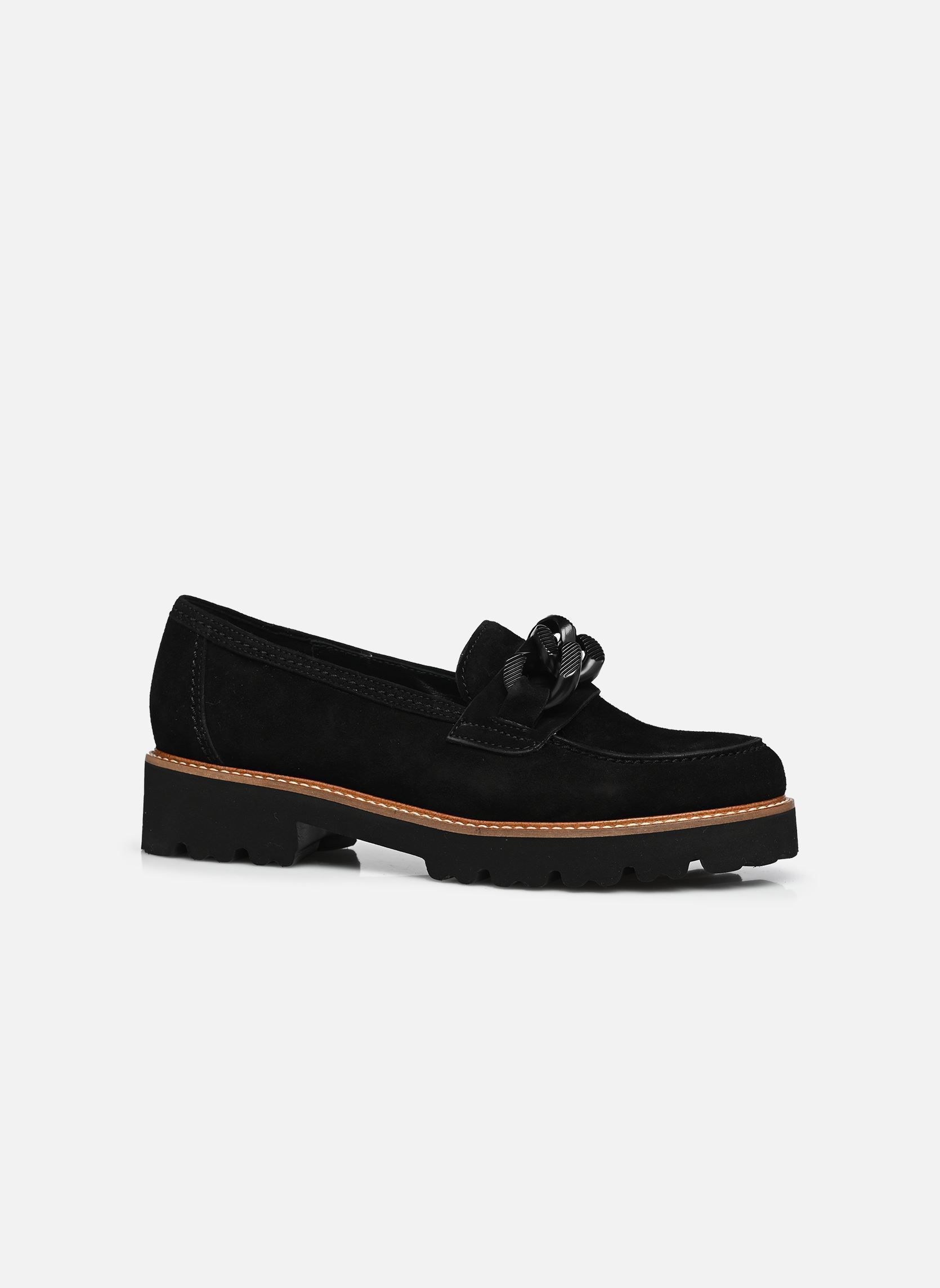Mocassins 4013.01 dames zwart Gabor Mocassins 4013.01 dames zwart BLACK (FR. NATUR)